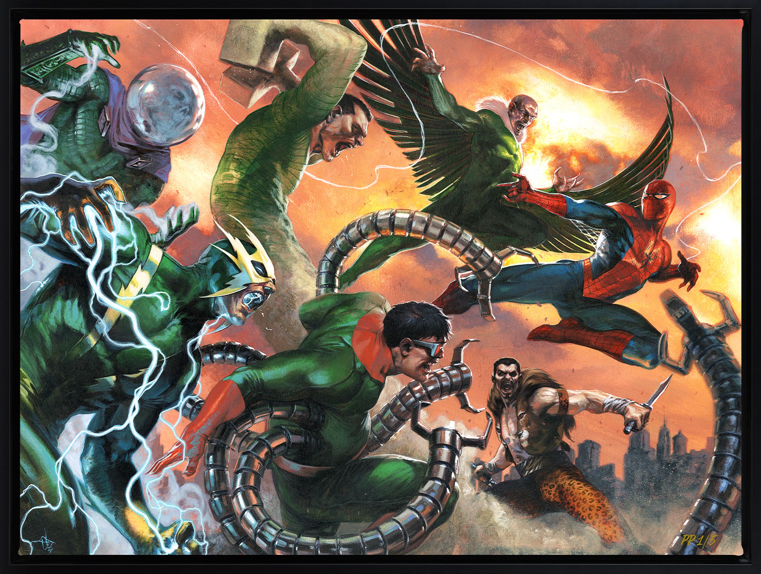 Marvel The Amazing Spider-Man vs Sinister Six Art Print  Exclusive Edition View 8
