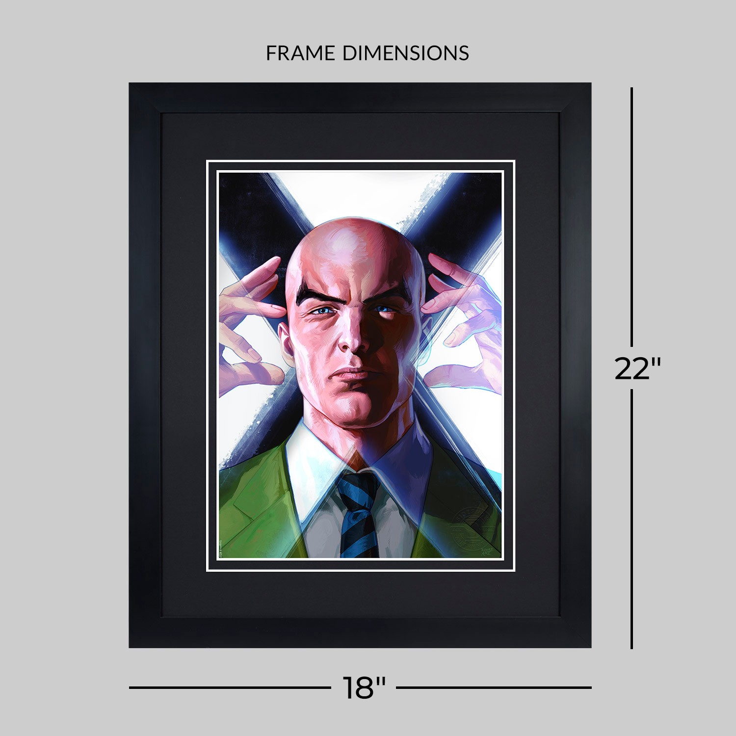 Marvel X-Men Portraits: Charles Xavier Art Print  Exclusive Edition View 2