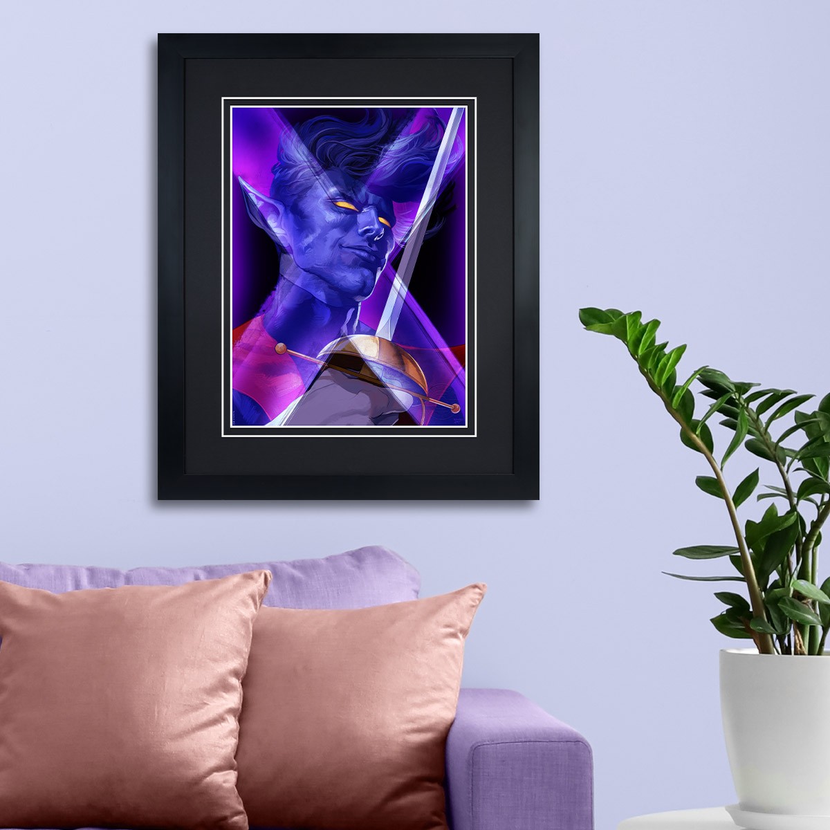 Marvel X-Men Portraits: Nightcrawler Art Print  Exclusive Edition View 1