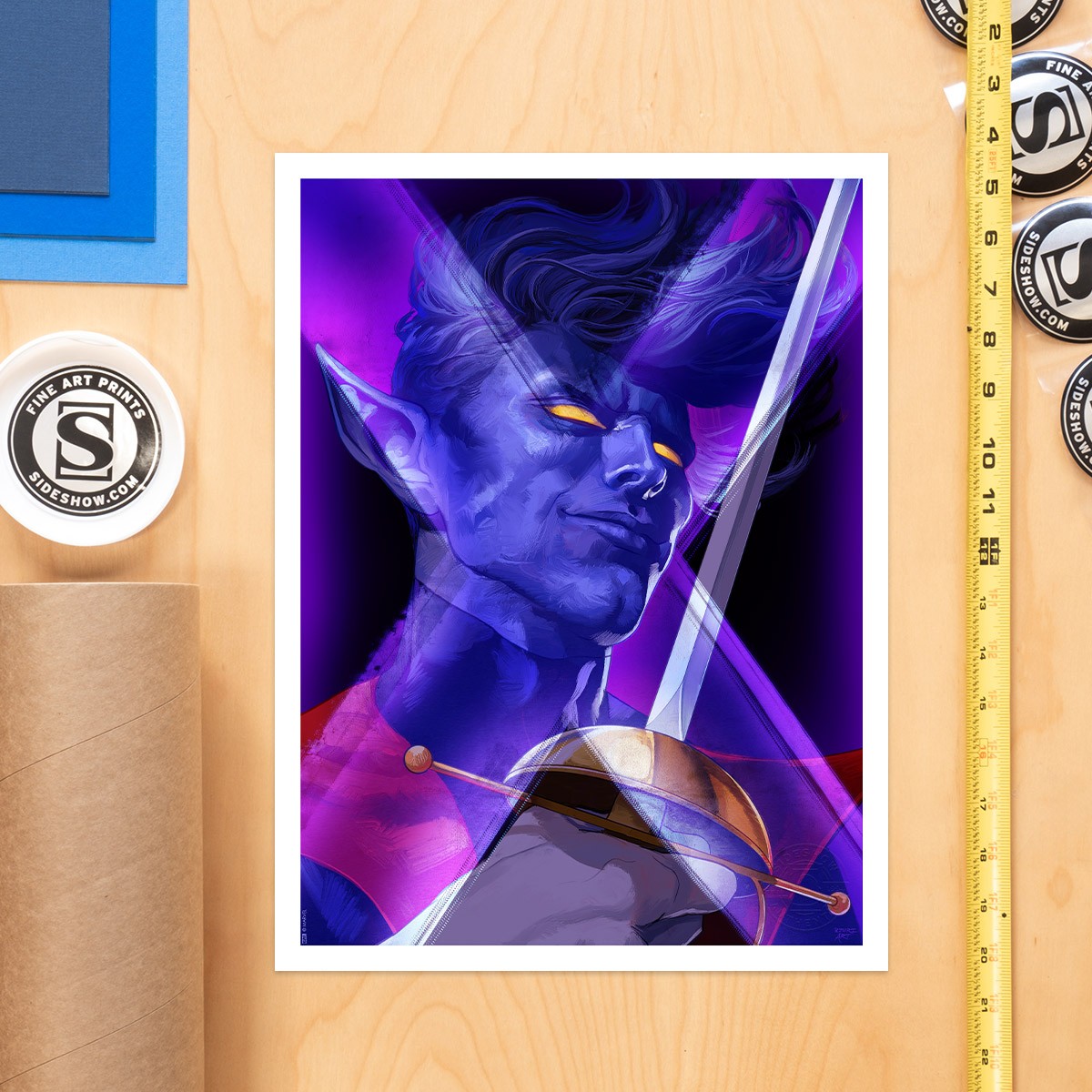 Marvel X-Men Portraits: Nightcrawler Art Print  Exclusive Edition View 1