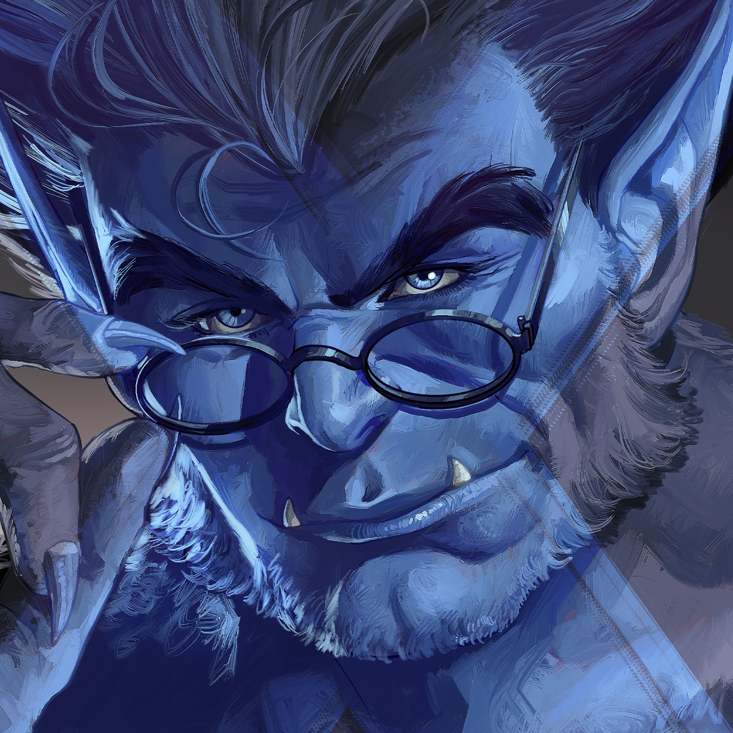 X-Men Portraits: Beast Fine Art Print by Uzuri | Sideshow
