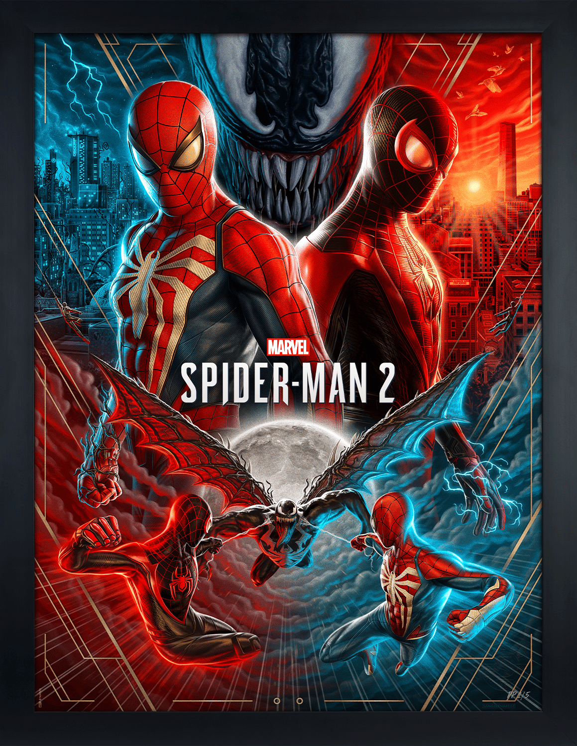 Marvel Marvel's Spider-Man 2: Greater Together Art Print  Exclusive Edition View 4
