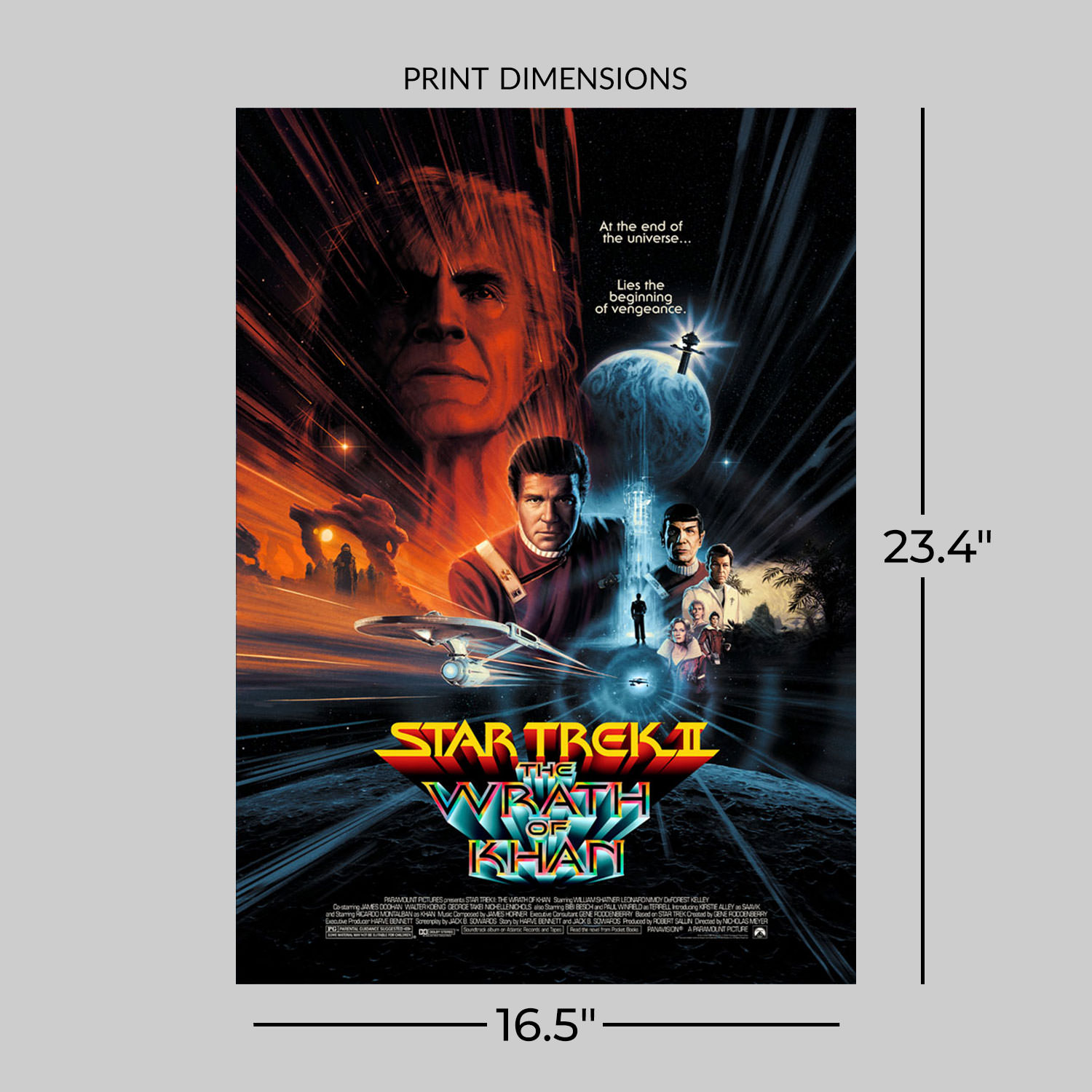Star Trek Star Trek II: The Wrath of Khan Movie Poster  View 2