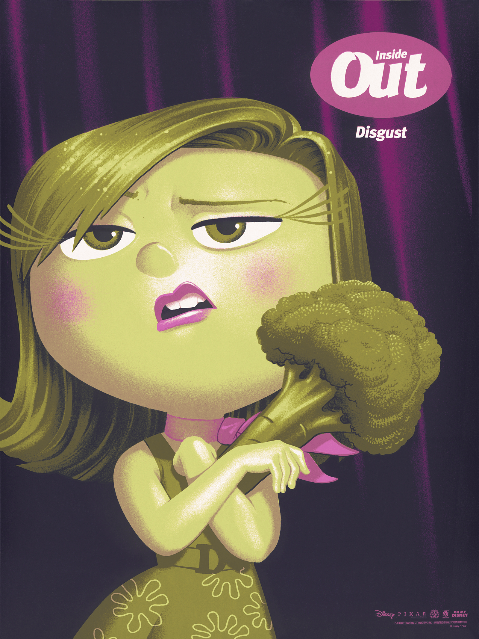 Disney Disgust (Inside Out) Art Print  View 3