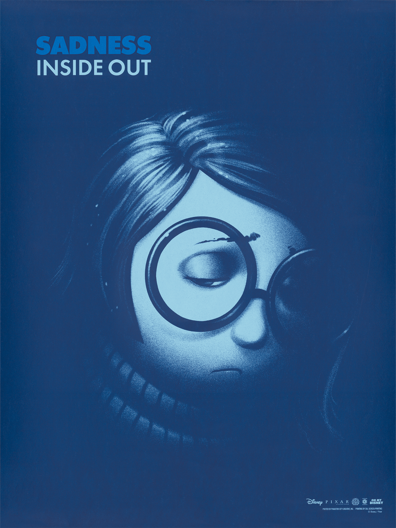 Disney Sadness (Inside Out) Art Print  View 3