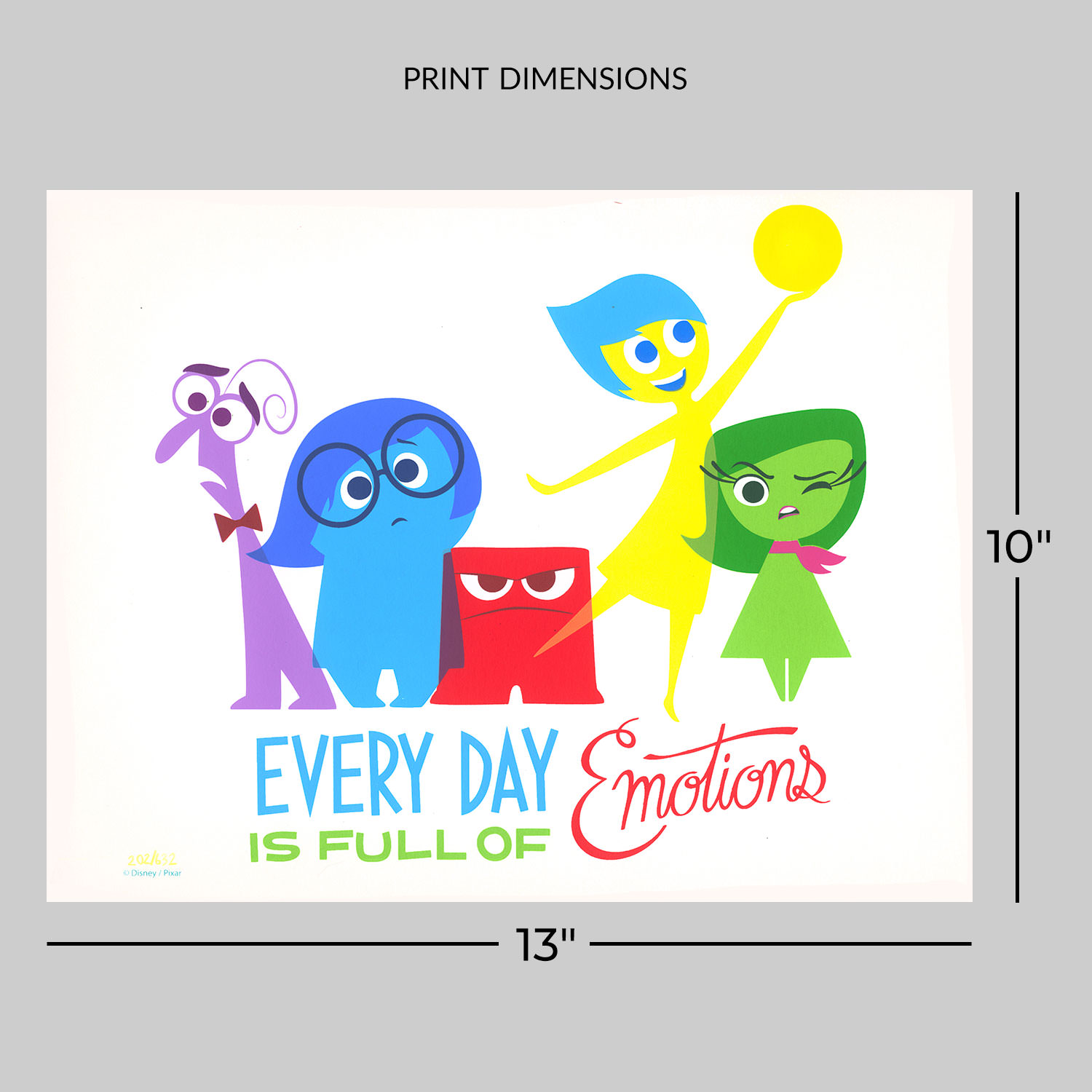 Disney Every Day is Full of Emotions Art Print  View 2