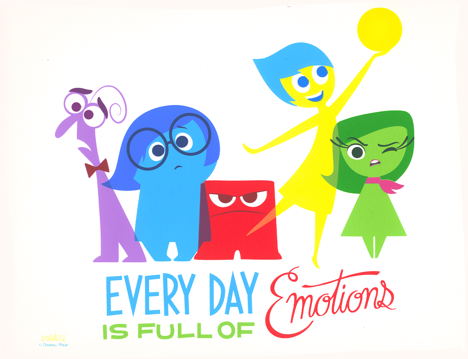 Disney Every Day is Full of Emotions Art Print  View 3