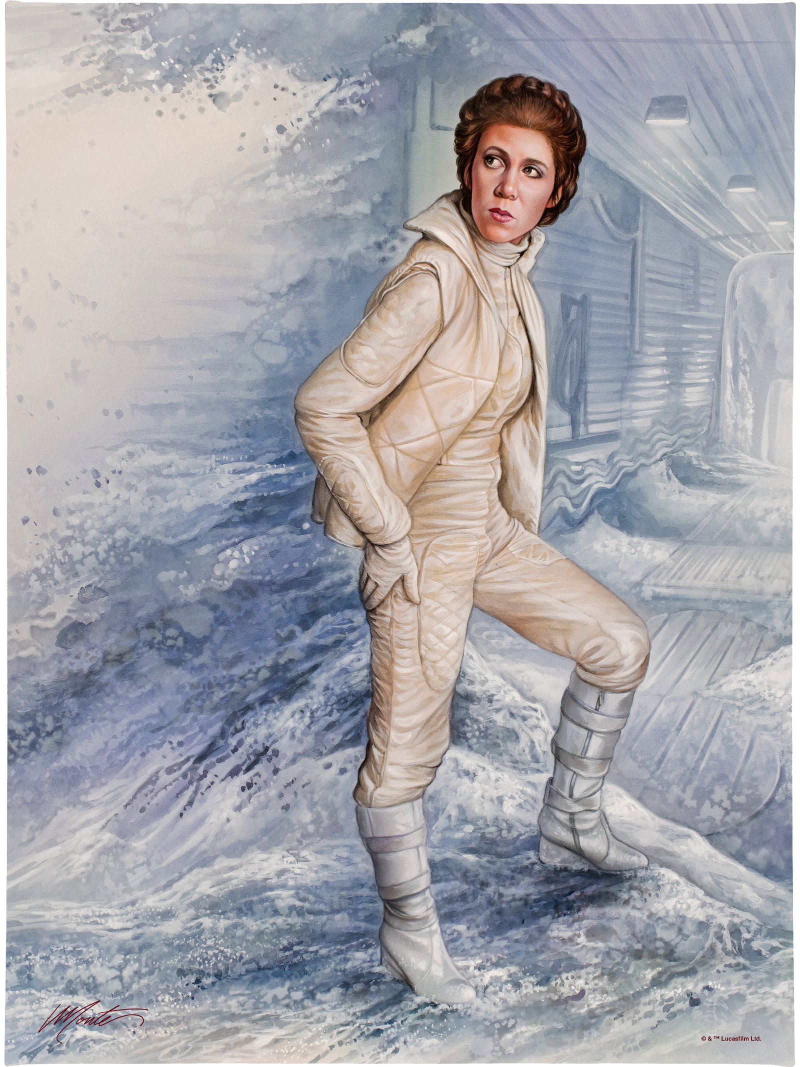Leia Organa™ Art Print by Art Brand Studios Sideshow Collectibles