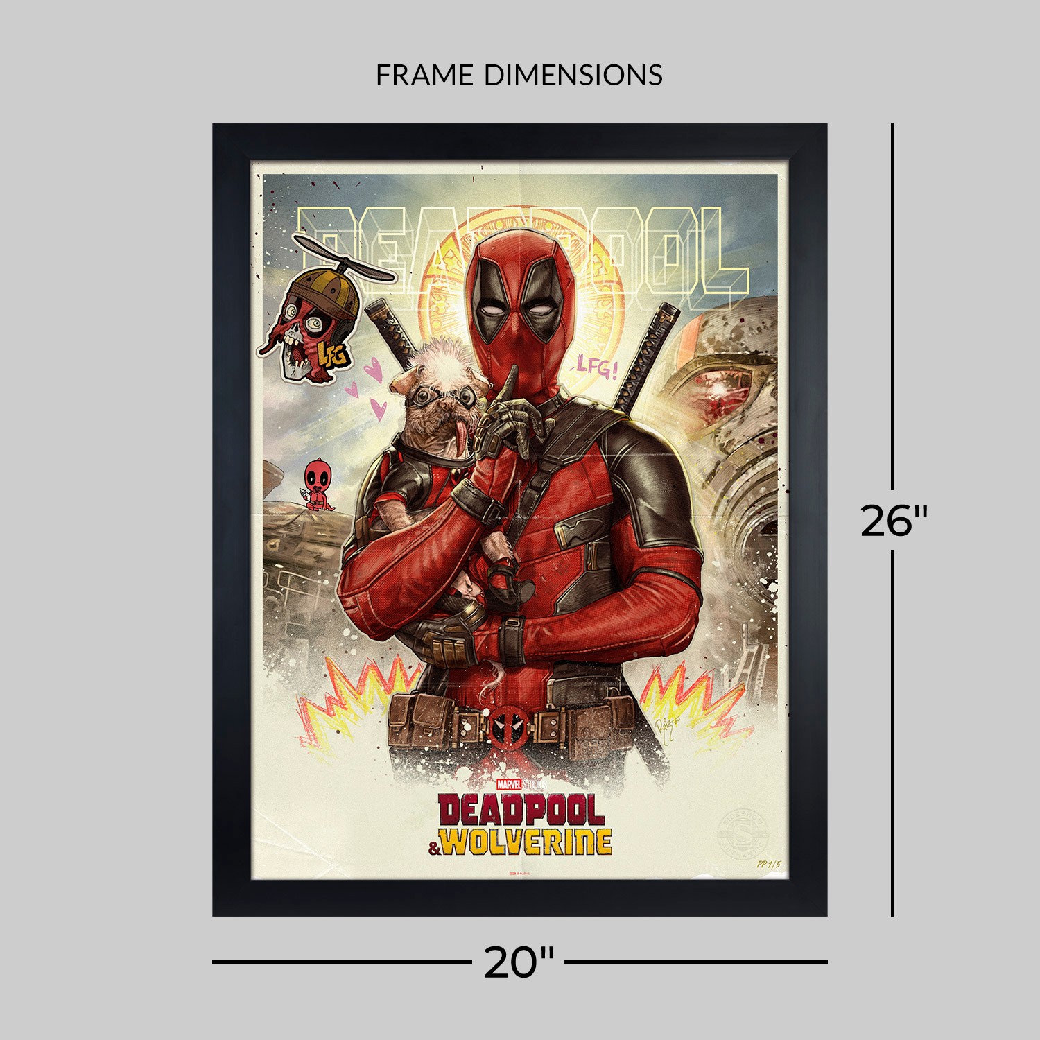 Marvel Come Together: Deadpool Movie Poster  Exclusive Edition View 2