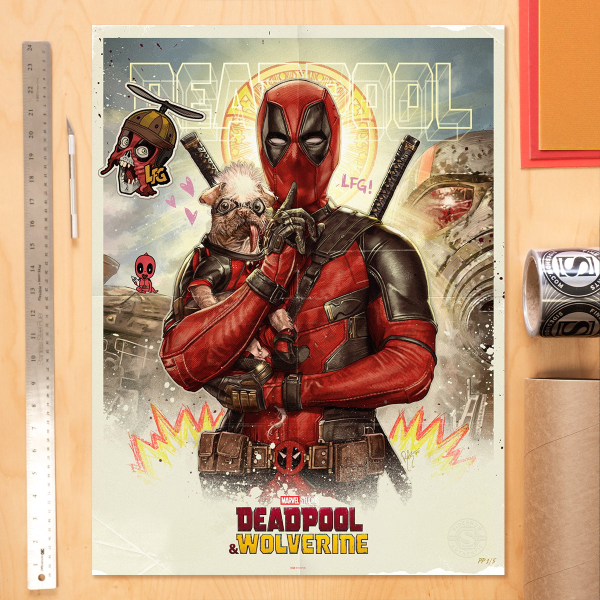 Marvel Come Together: Deadpool Movie Poster  Exclusive Edition View 1