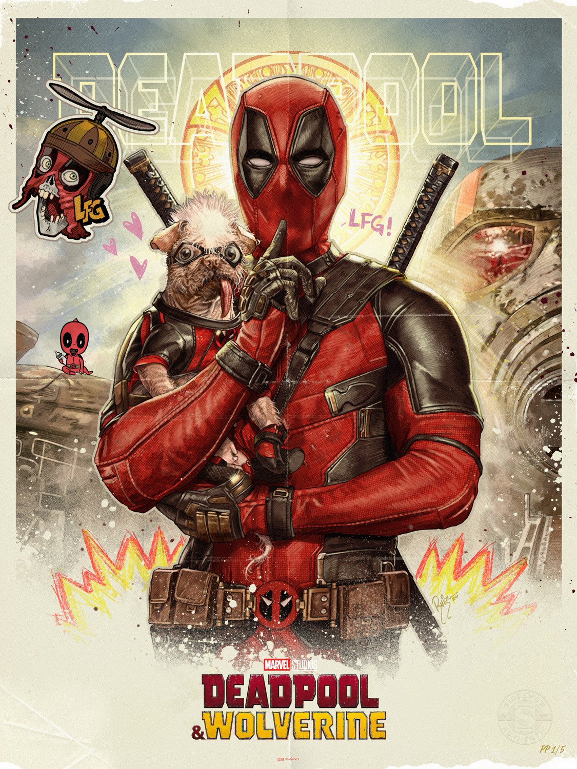 Marvel Come Together: Deadpool Movie Poster  Exclusive Edition View 5
