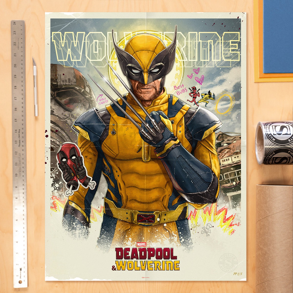 Marvel Come Together: Wolverine Movie Poster  Exclusive Edition View 1