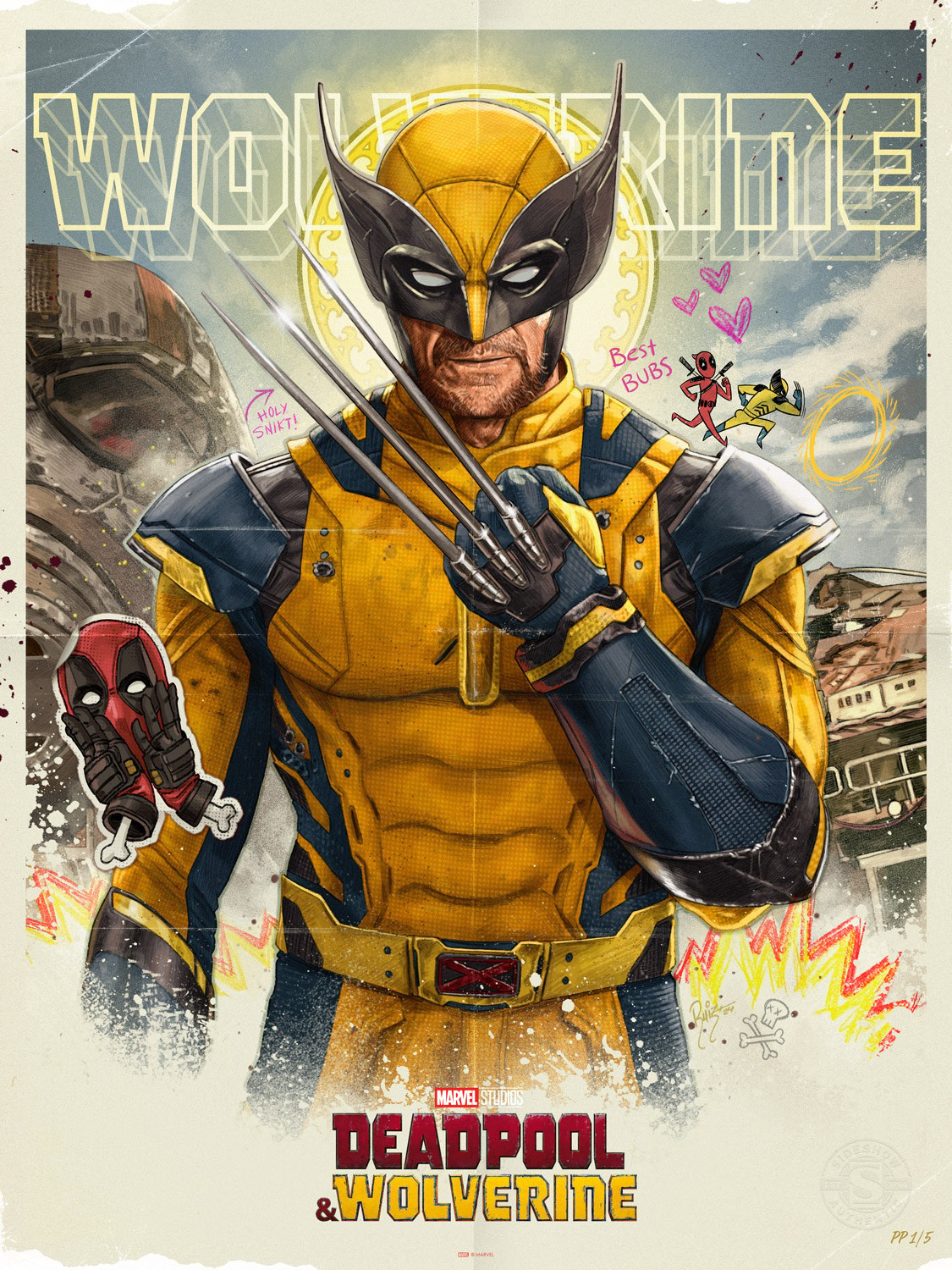 Marvel Come Together: Wolverine Movie Poster  Exclusive Edition View 5