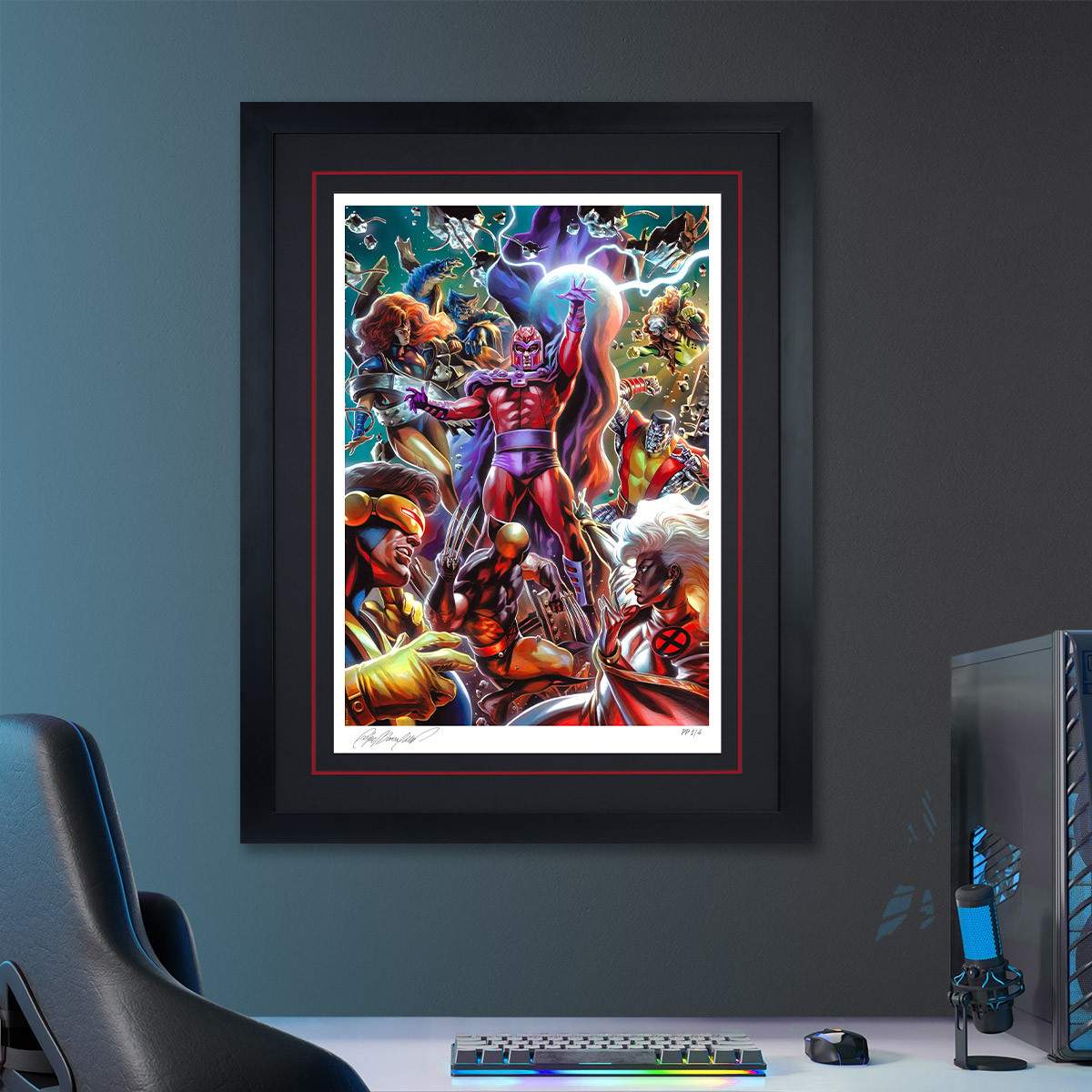 Marvel Magneto: Master of Magnetism Art Print  Exclusive Edition View 1