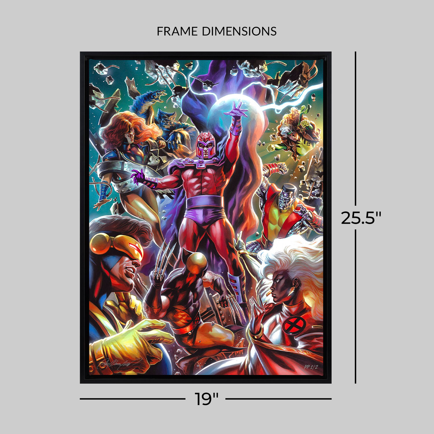 Marvel Magneto: Master of Magnetism Art Print  Exclusive Edition View 2
