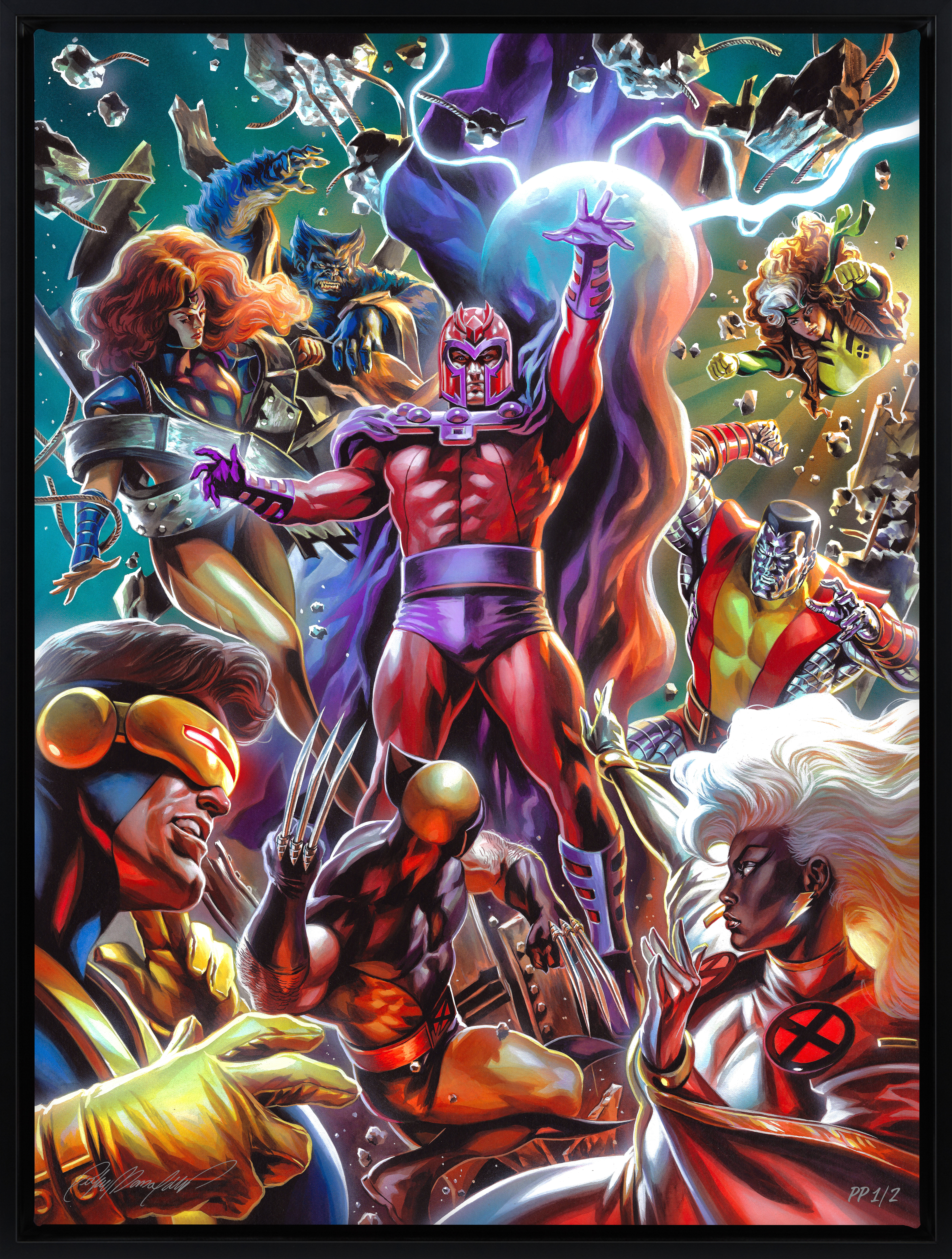 Marvel Magneto: Master of Magnetism Art Print  Exclusive Edition View 8