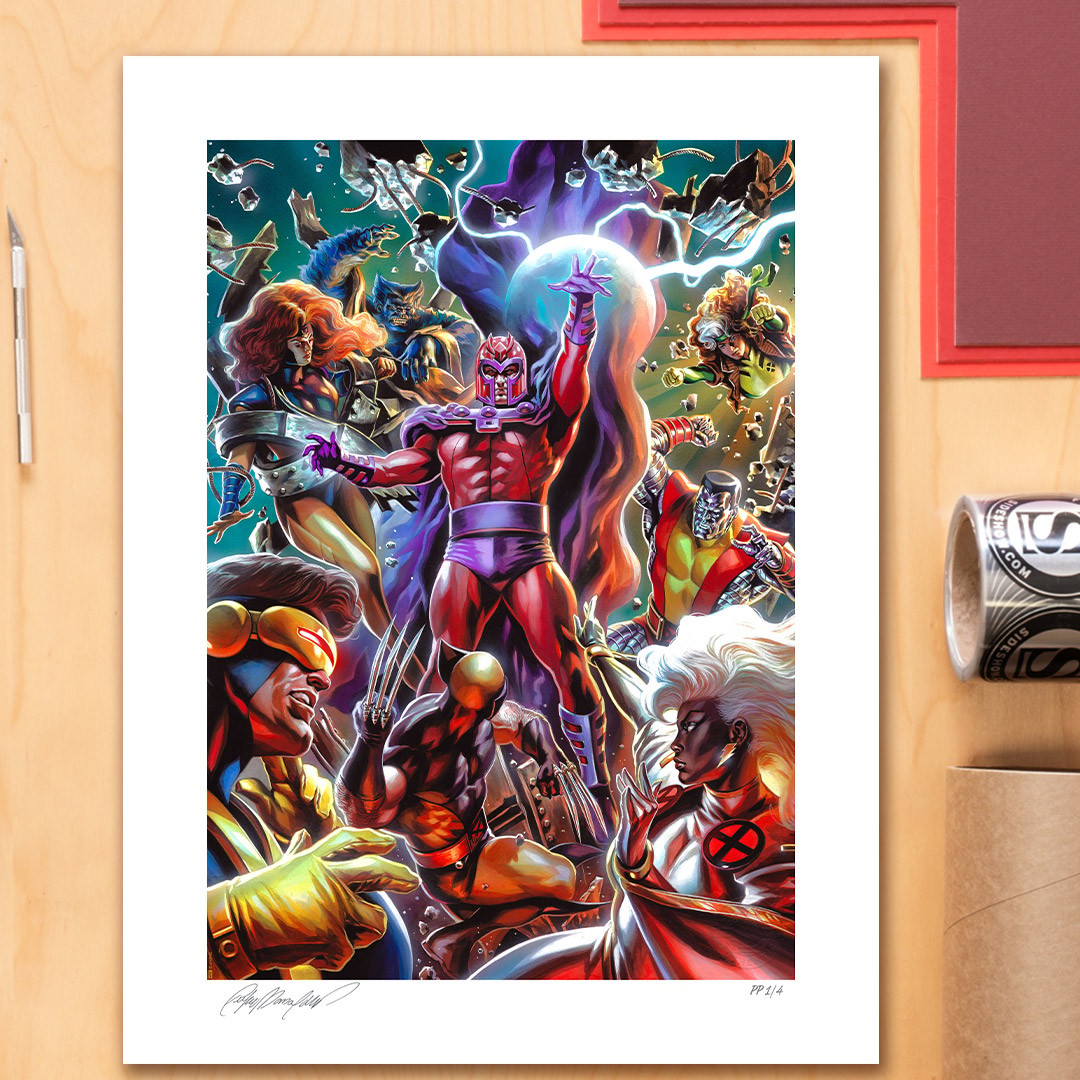 Marvel Magneto: Master of Magnetism Art Print  Exclusive Edition View 1
