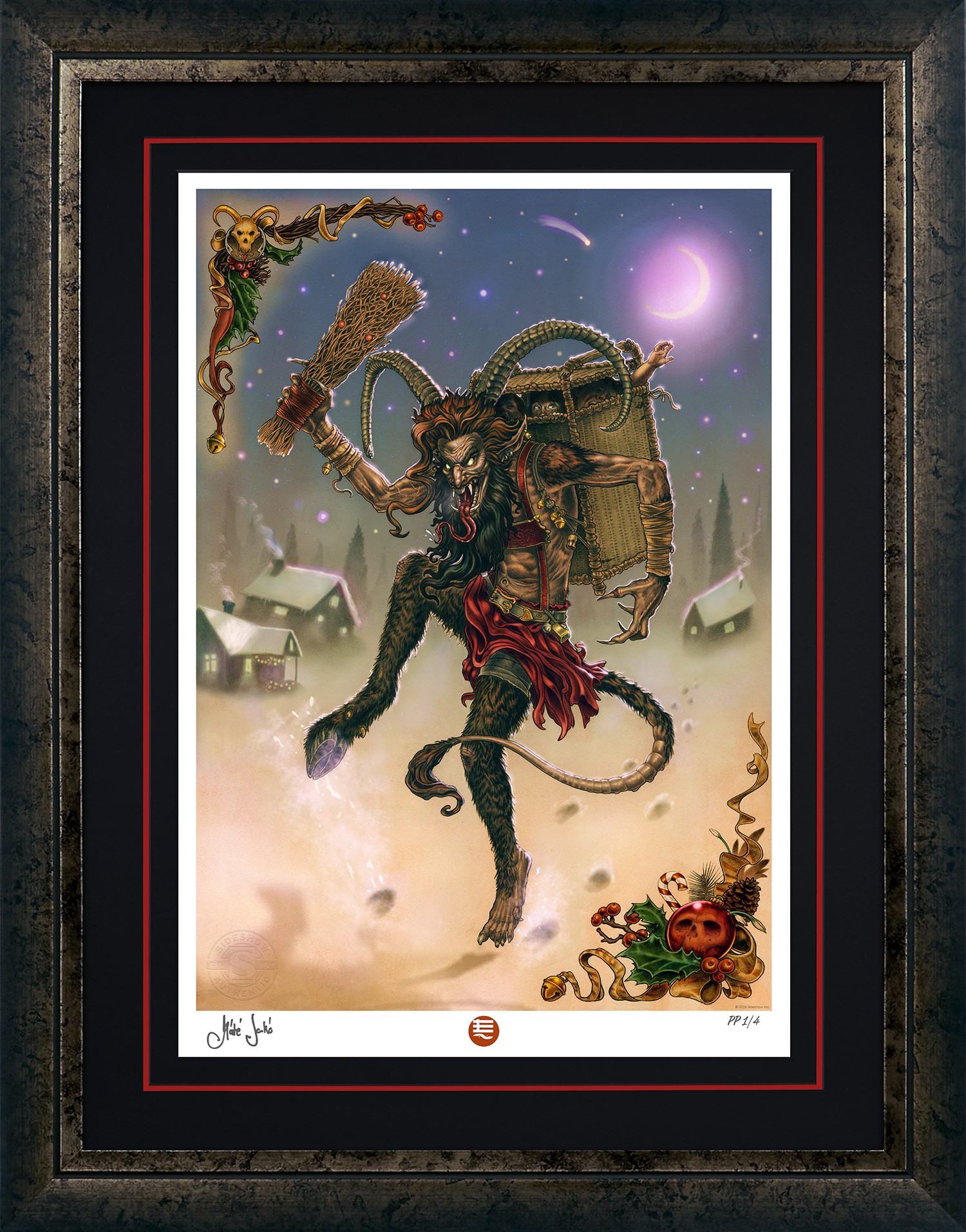 Sideshow Originals Krampusnacht (Yuletide Variant) Art Print  View 7