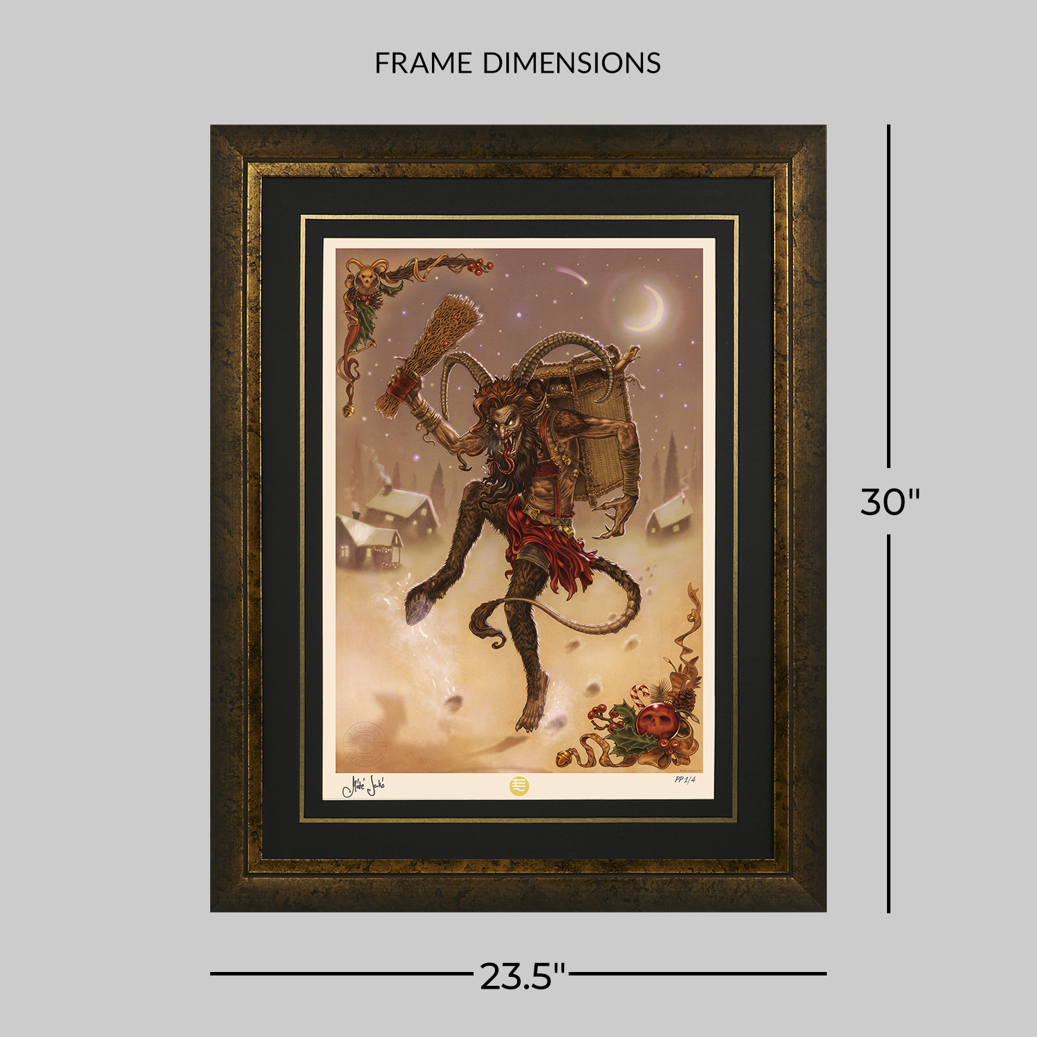 Sideshow Originals Krampusnacht Art Print  Exclusive Edition View 3