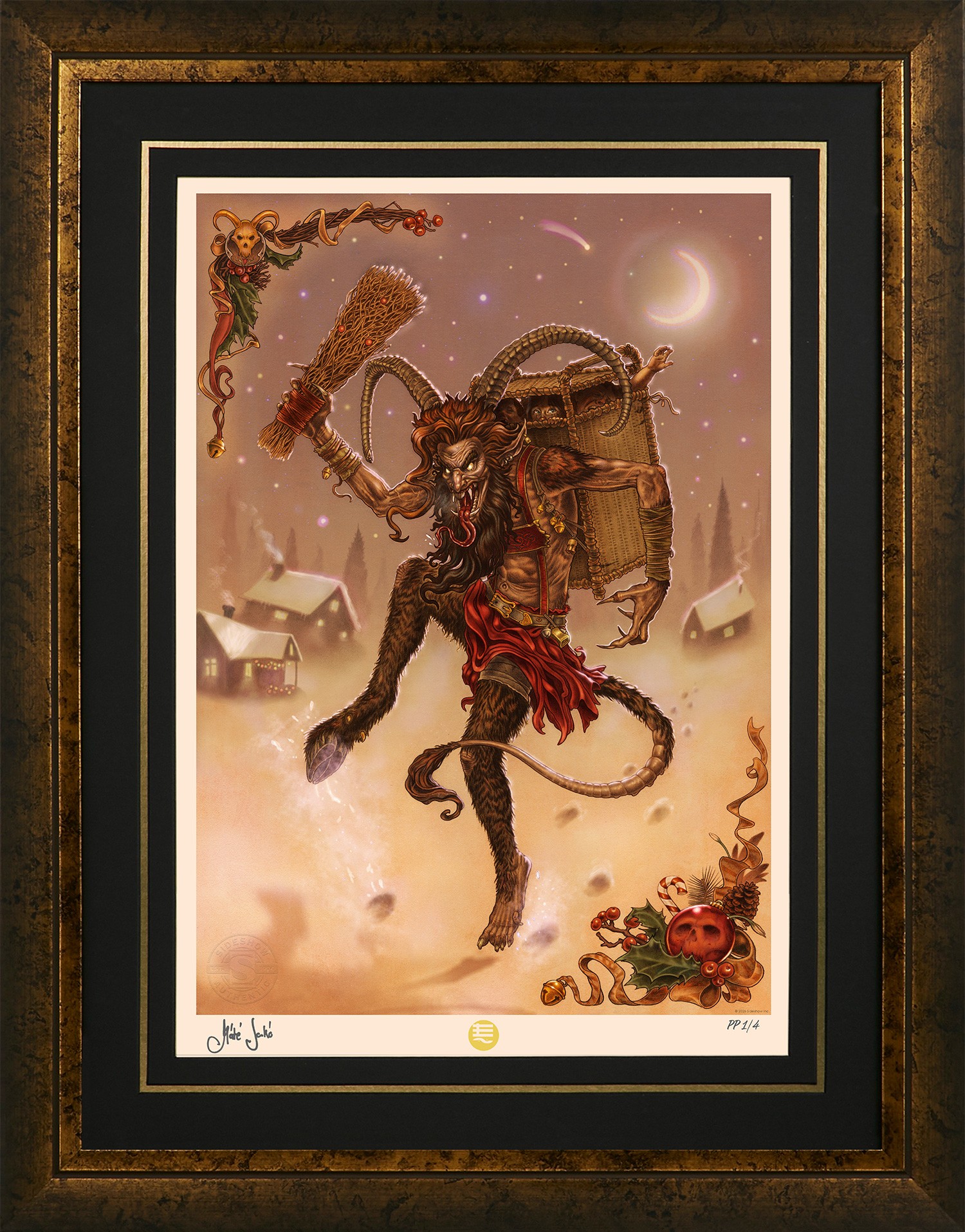 Sideshow Originals Krampusnacht Art Print  Exclusive Edition View 7