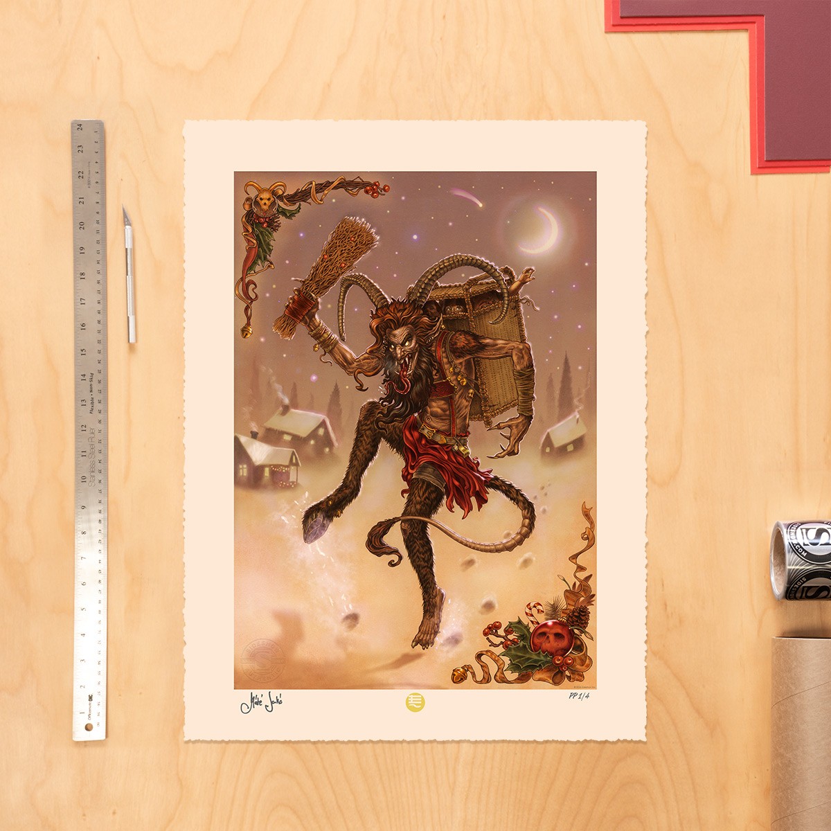 Sideshow Originals Krampusnacht Art Print  Exclusive Edition View 1