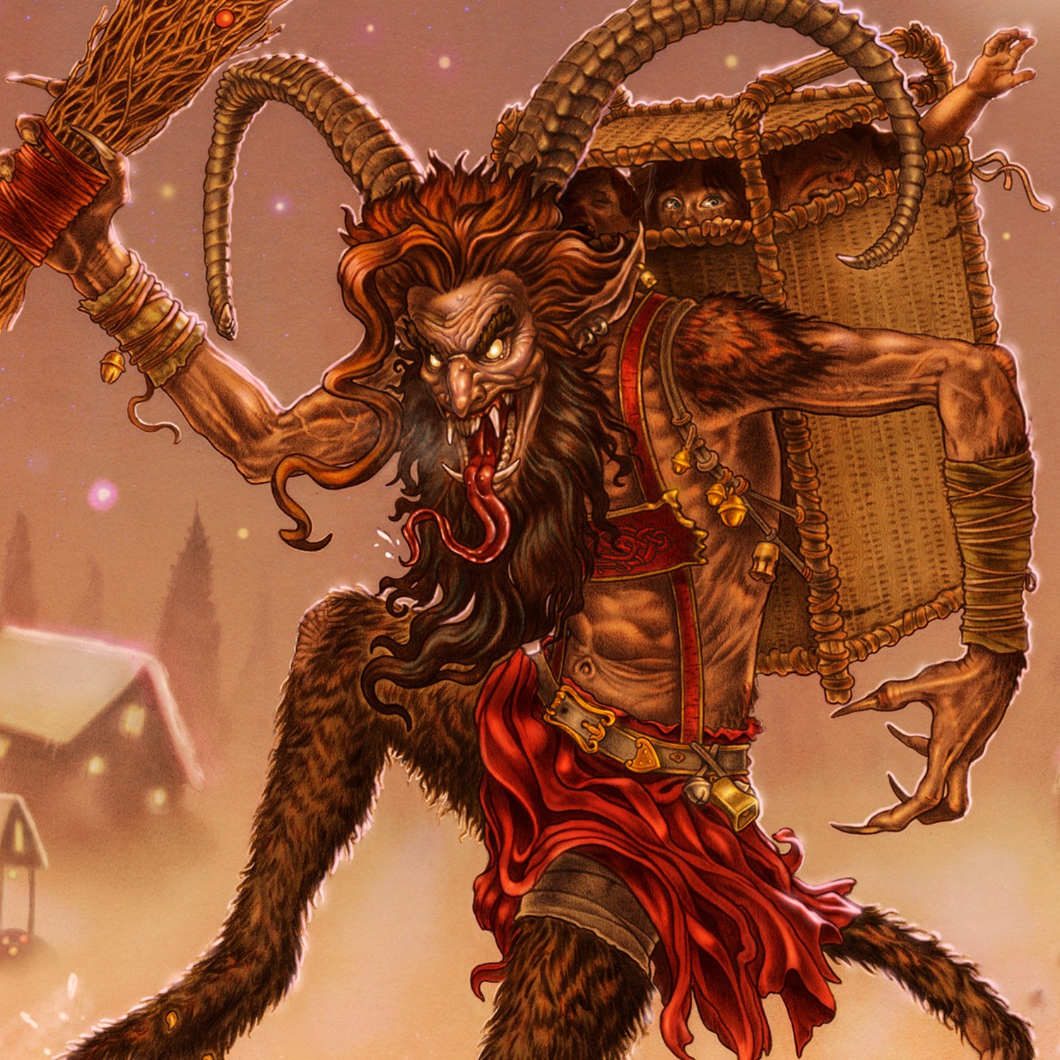 Sideshow Originals Krampusnacht Art Print  Exclusive Edition View 2