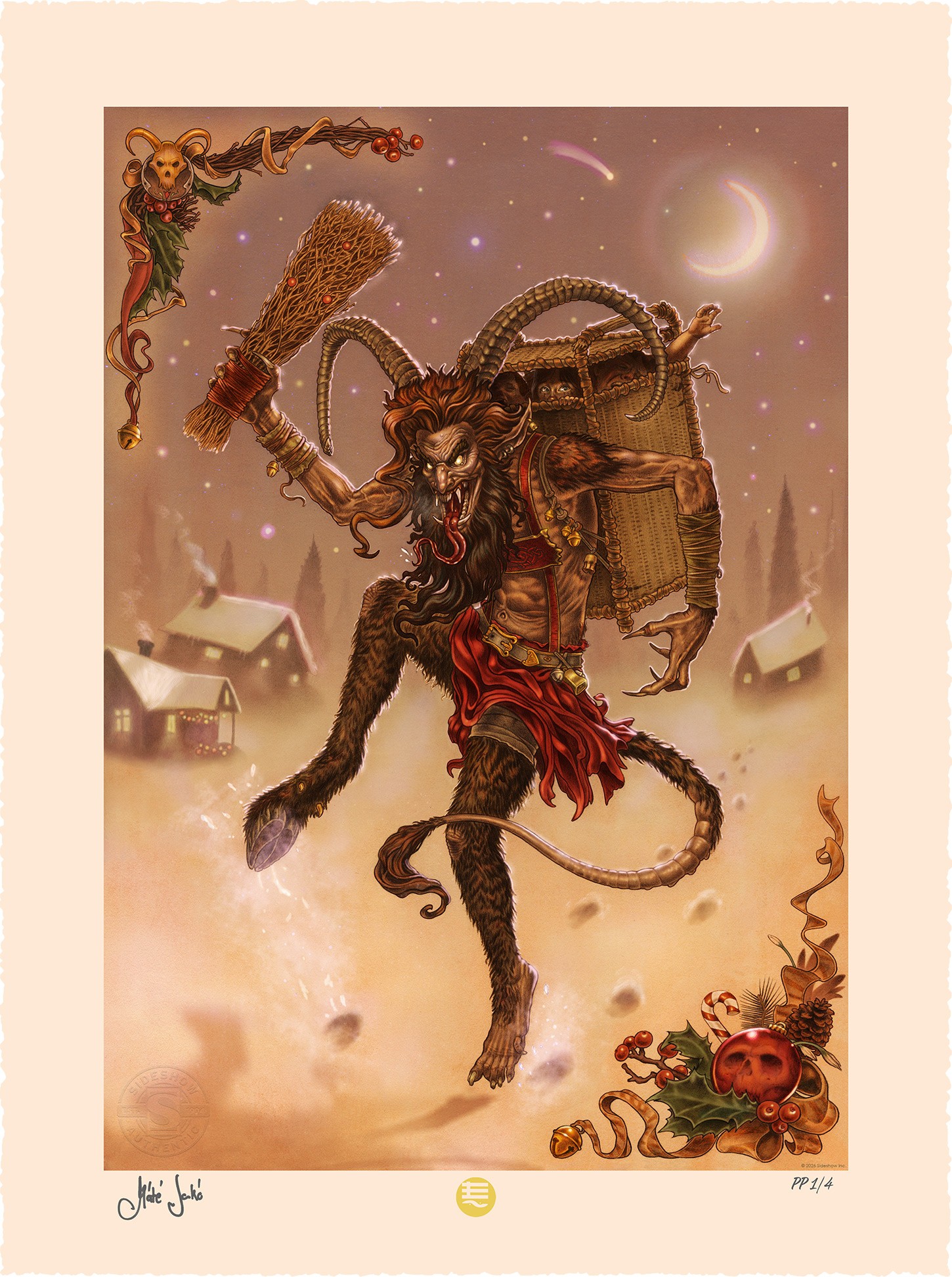 Sideshow Originals Krampusnacht Art Print  Exclusive Edition View 7