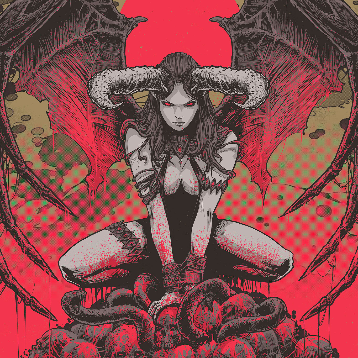 Sideshow Originals The Succubus Art Print  Exclusive Edition View 6
