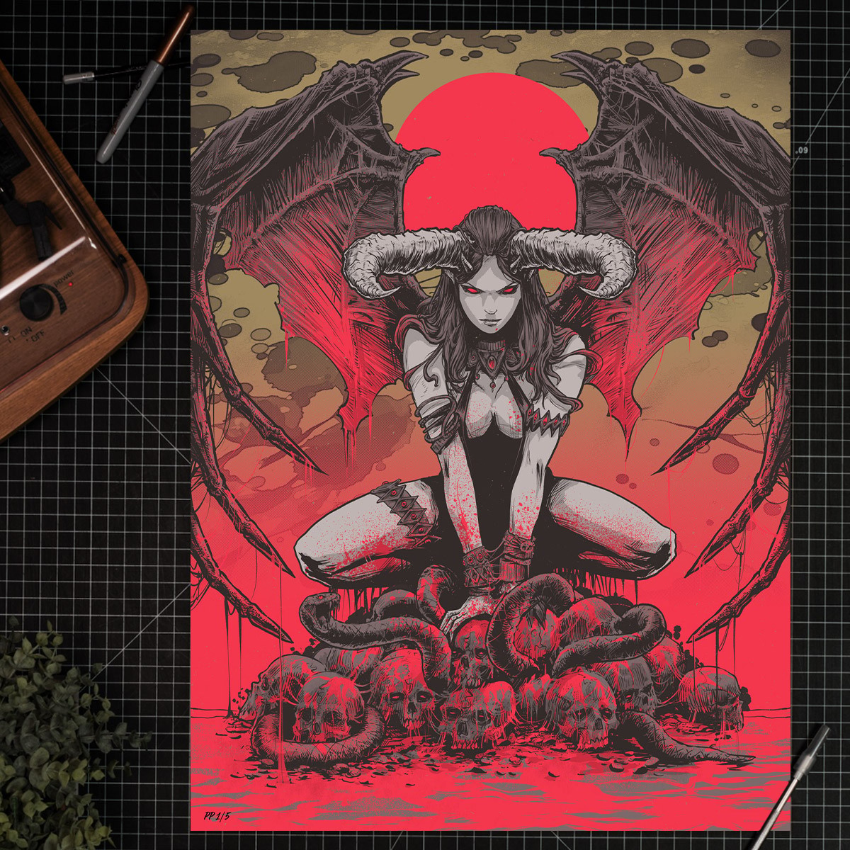 Sideshow Originals The Succubus Art Print  Exclusive Edition View 3