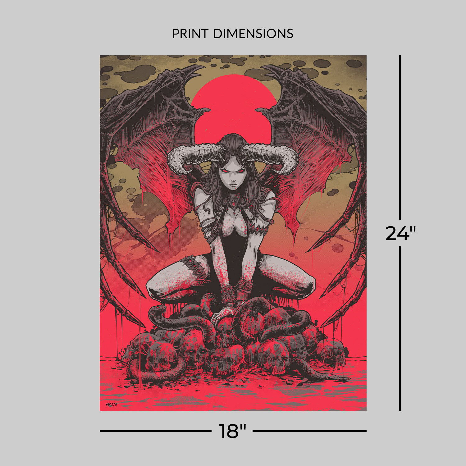 Sideshow Originals The Succubus Art Print  Exclusive Edition View 2