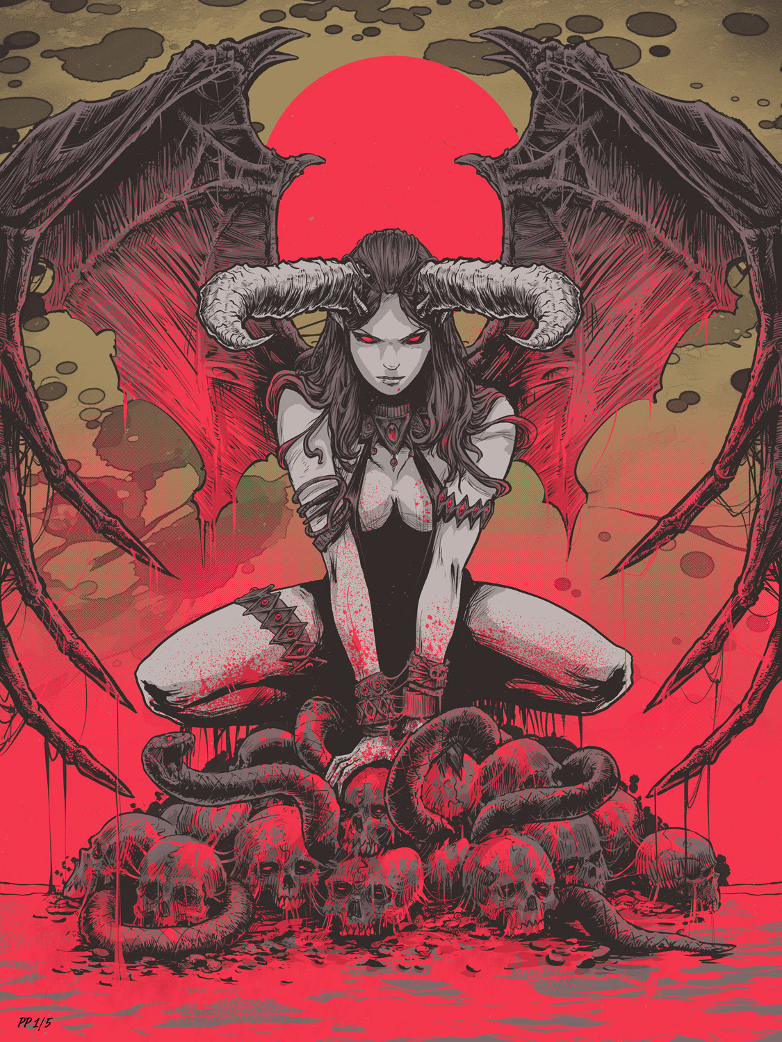 Sideshow Originals The Succubus Art Print  Exclusive Edition View 6
