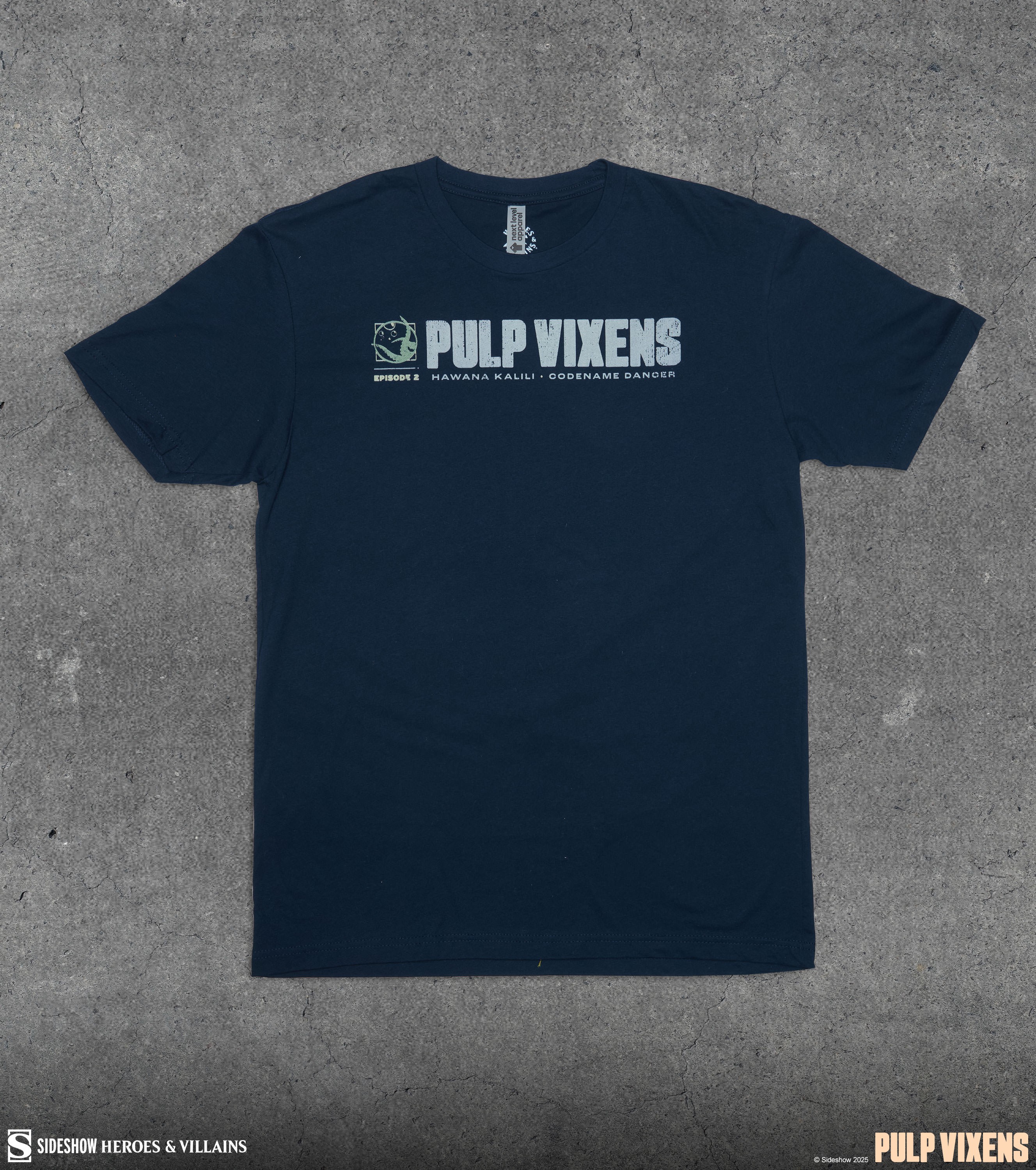 Sideshow Originals Pulp Vixens: Deep Down T-Shirt (Navy) Apparel  (Prototype Shown) View 5