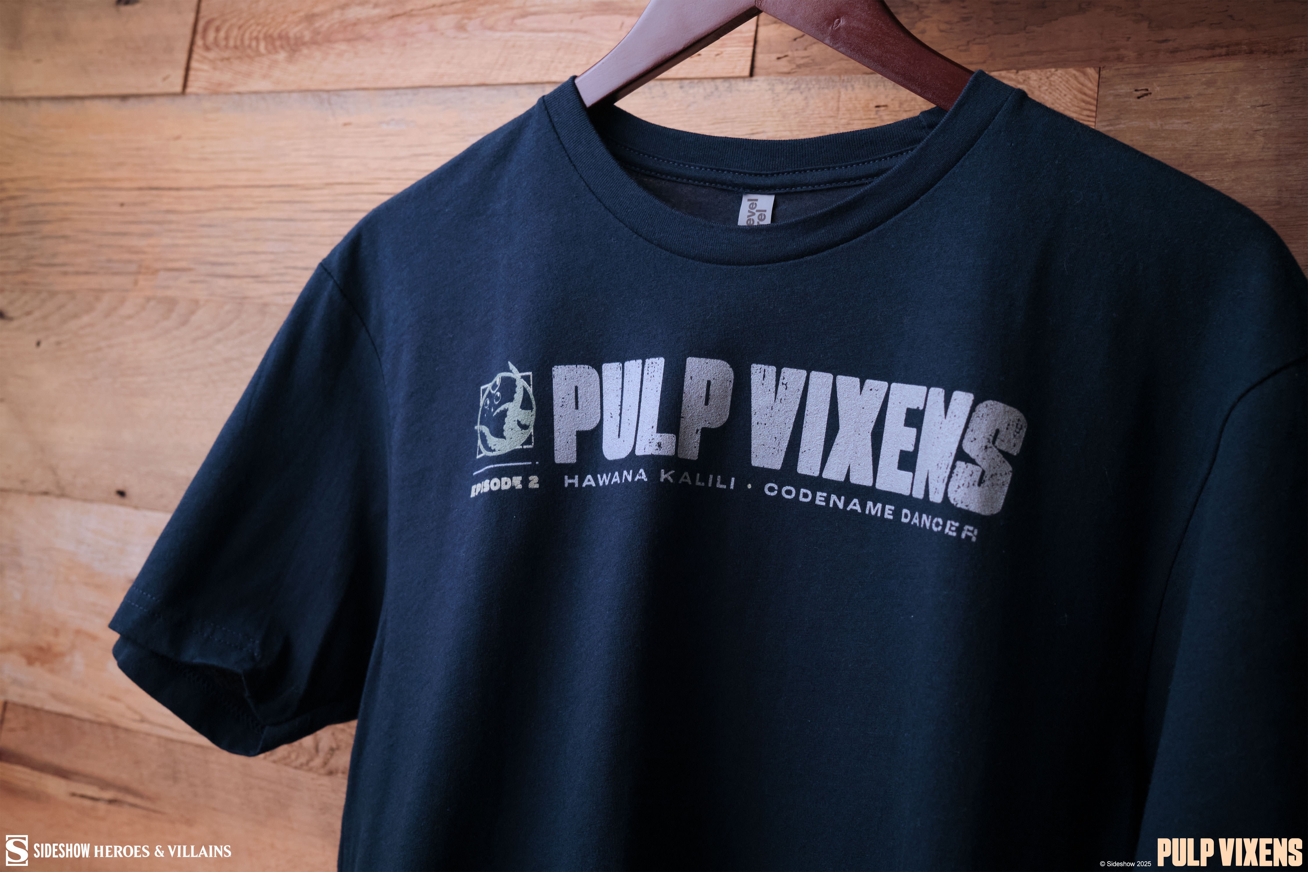 Sideshow Originals Pulp Vixens: Deep Down T-Shirt (Navy) Apparel  (Prototype Shown) View 3
