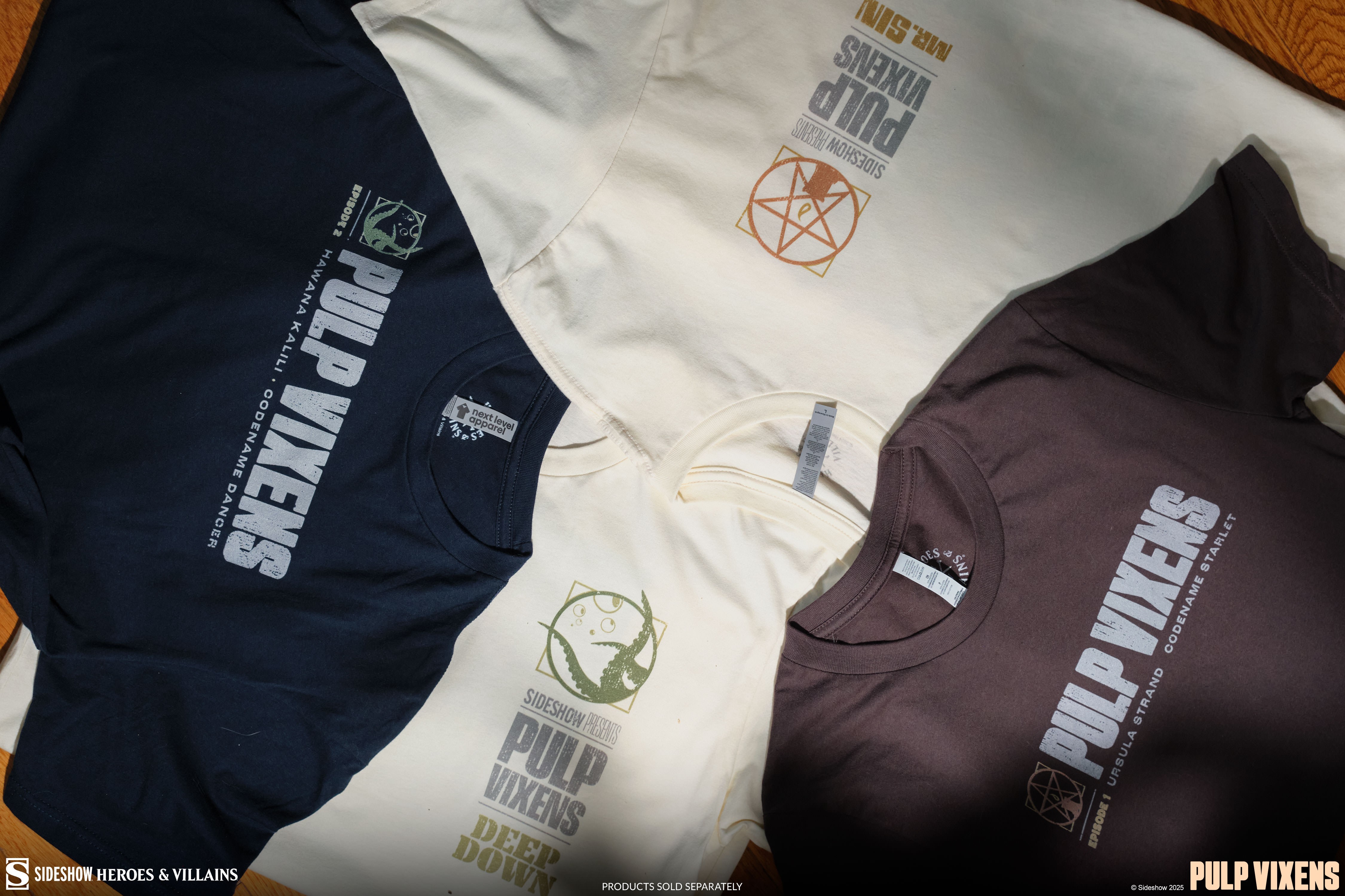 Sideshow Originals Pulp Vixens: Deep Down T-Shirt (Natural) Apparel  (Prototype Shown) View 8