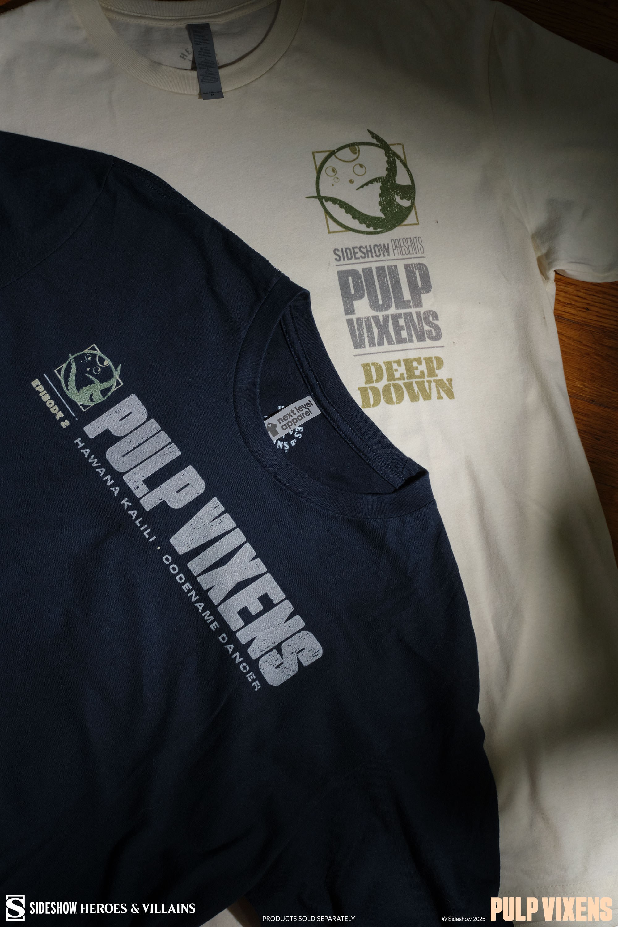 Sideshow Originals Pulp Vixens: Deep Down T-Shirt (Natural) Apparel  (Prototype Shown) View 10