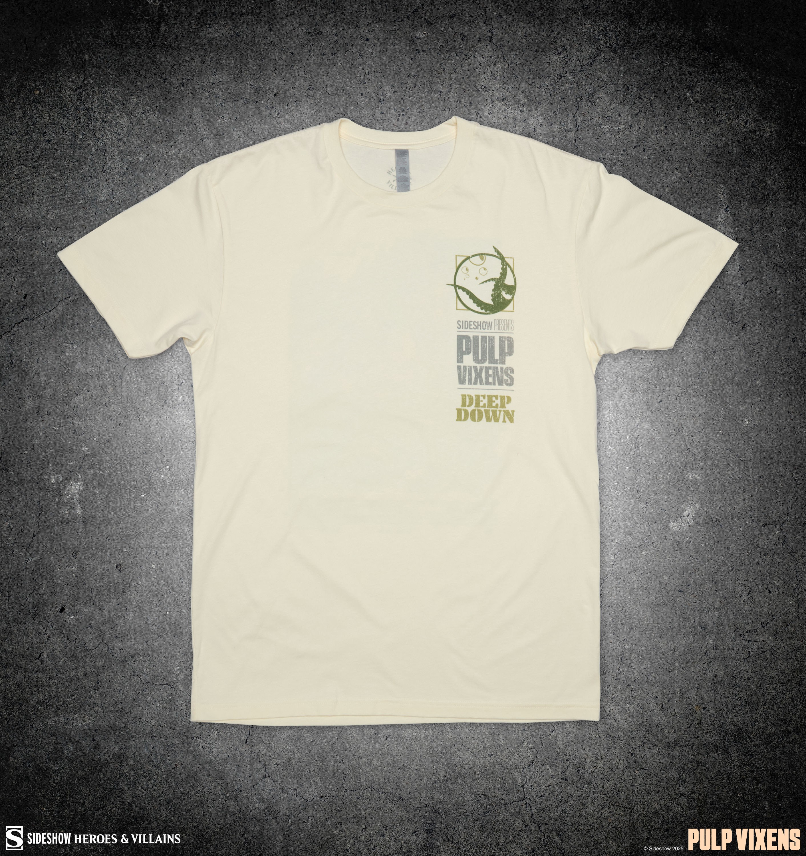 Sideshow Originals Pulp Vixens: Deep Down T-Shirt (Natural) Apparel  (Prototype Shown) View 5