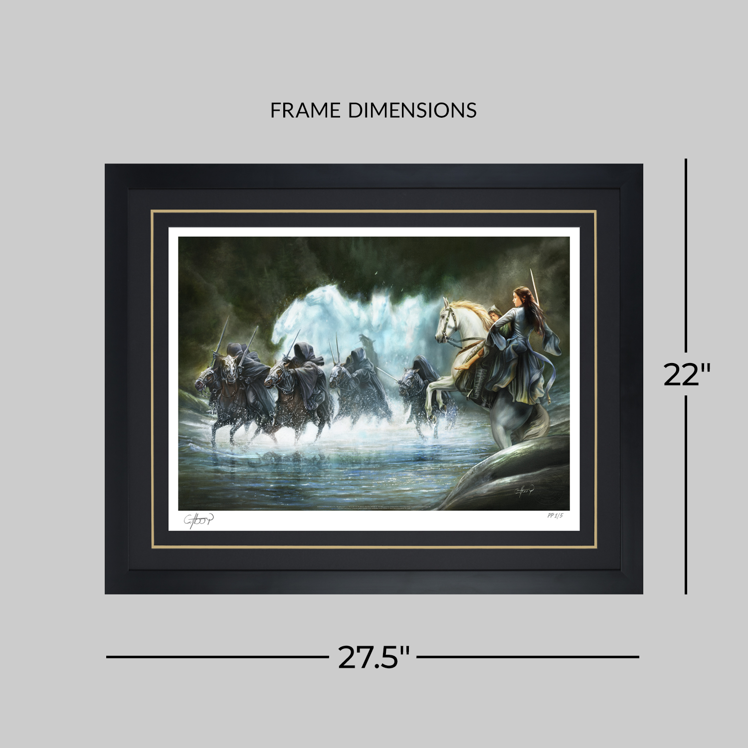 The Lord of the Rings The Lord of the Rings: Flight to the Ford Art Print  Exclusive Edition View 2