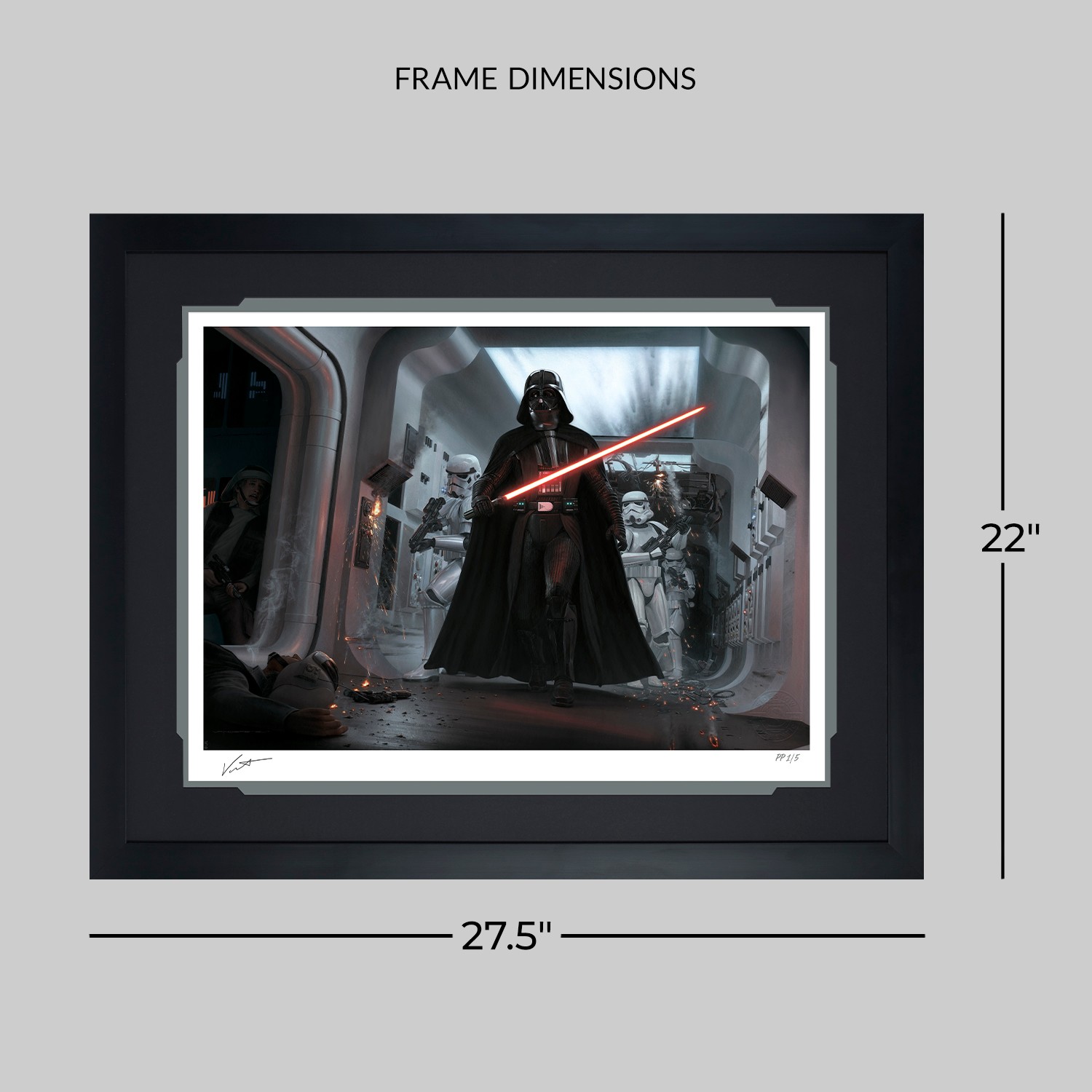 Star Wars Darth Vader™: Assault on Tantive IV Art Print  Exclusive Edition View 2
