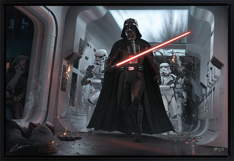 Star Wars Darth Vader™: Assault on Tantive IV Art Print  Exclusive Edition View 6