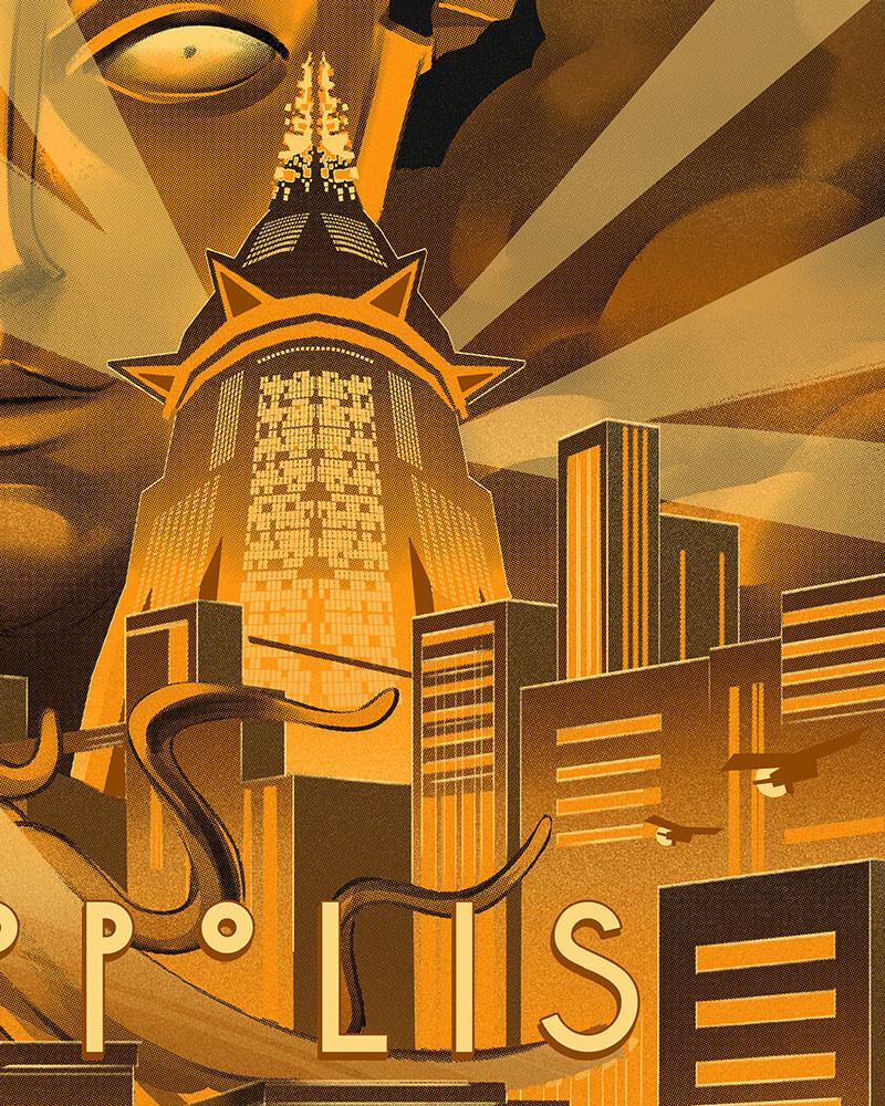Metropolis Screenprint by Apollo Gallery | Sideshow Collectibles
