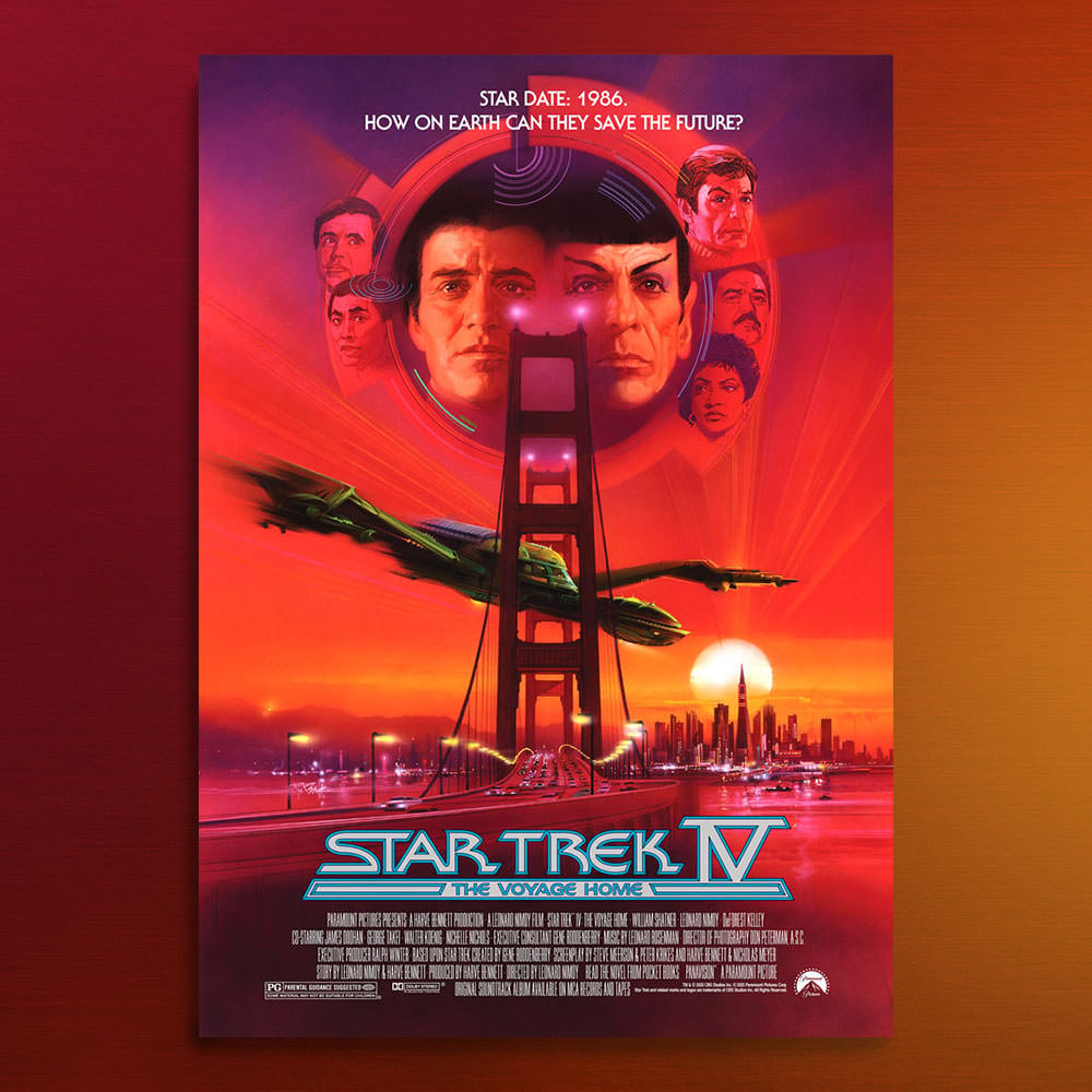 Star Trek Star Trek IV: The Voyage Home Editions Variant Movie Poster  View 1