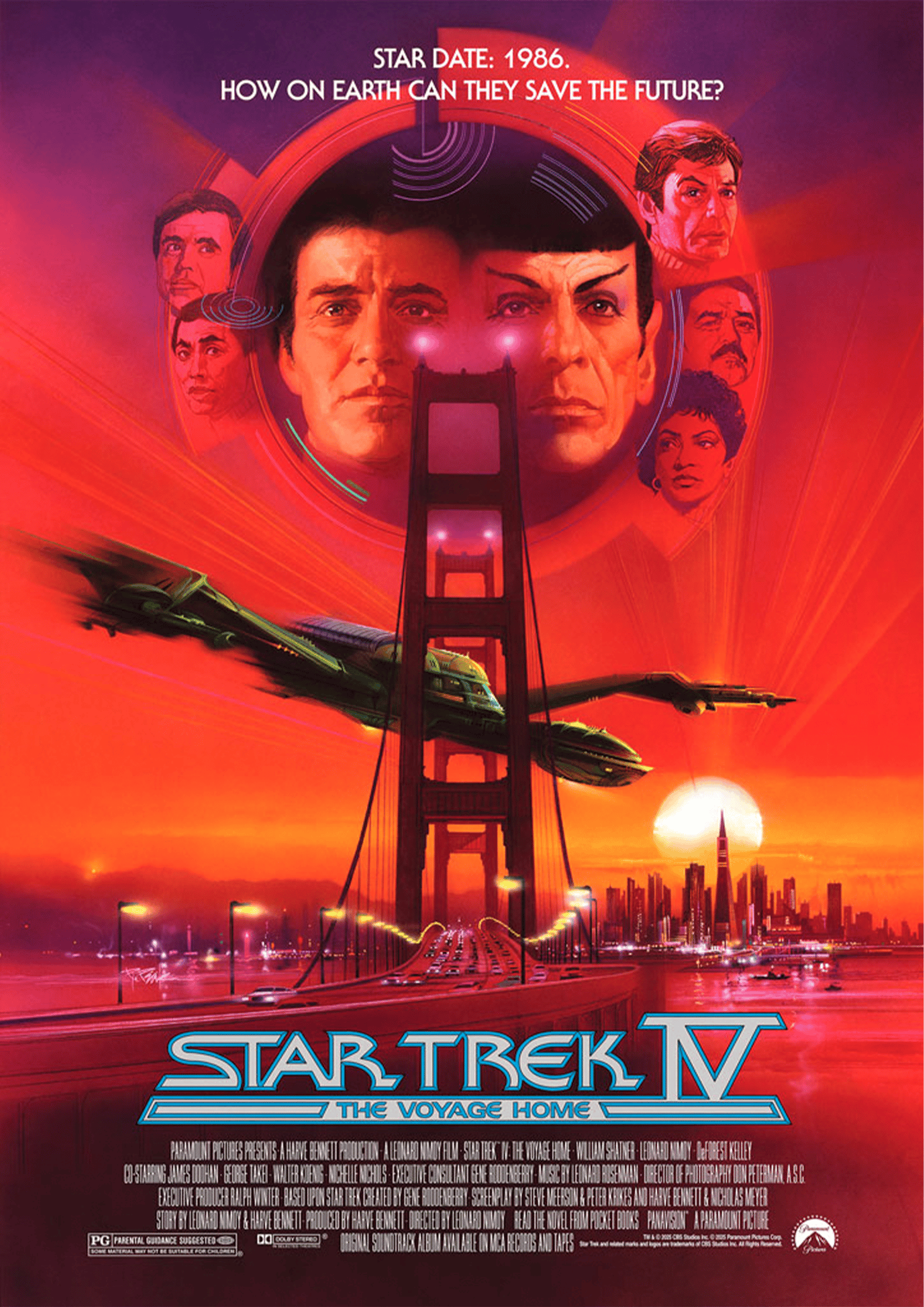 Star Trek Star Trek IV: The Voyage Home Editions Variant Movie Poster  View 3