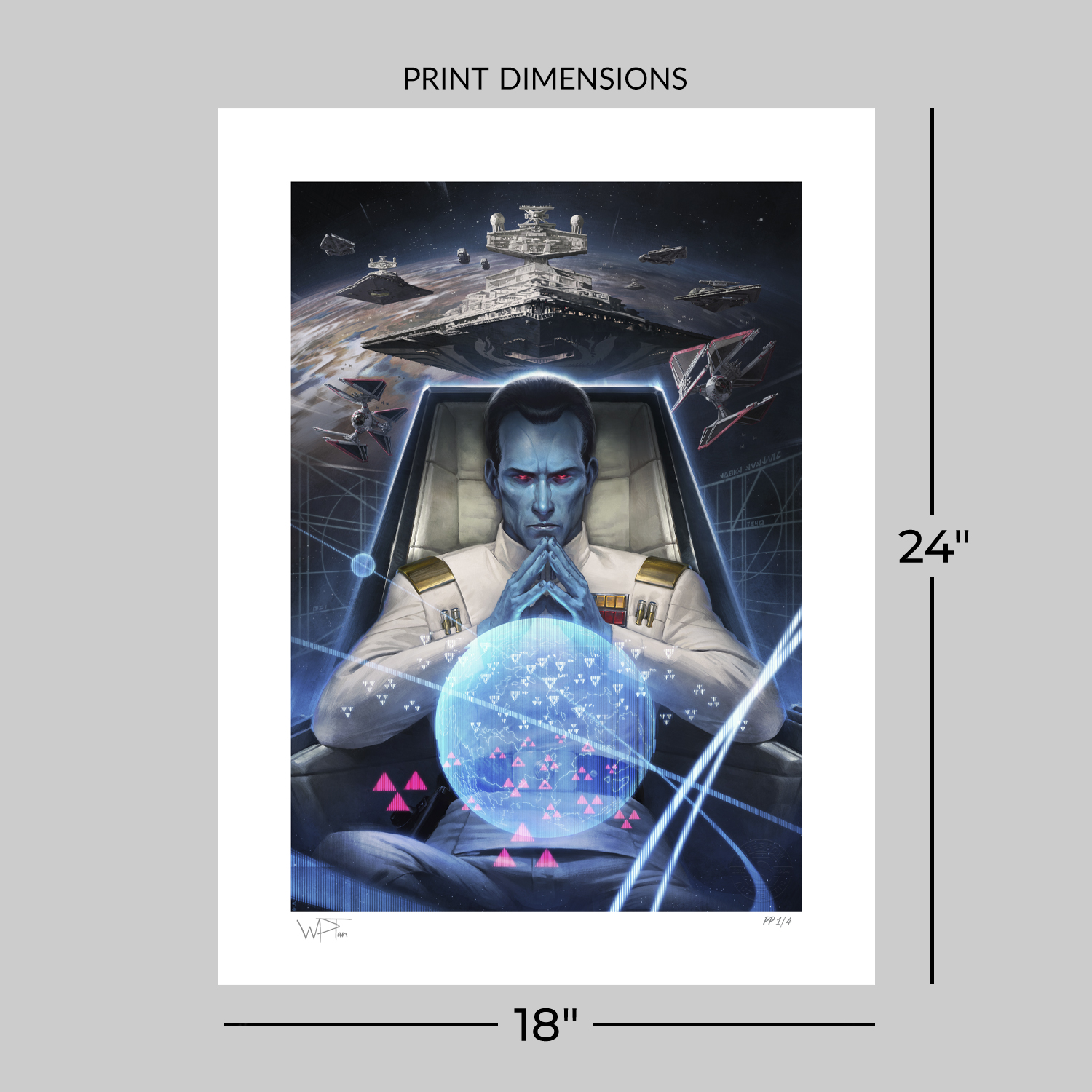 Star Wars Grand Admiral Thrawn™ Art Print  Exclusive Edition View 2