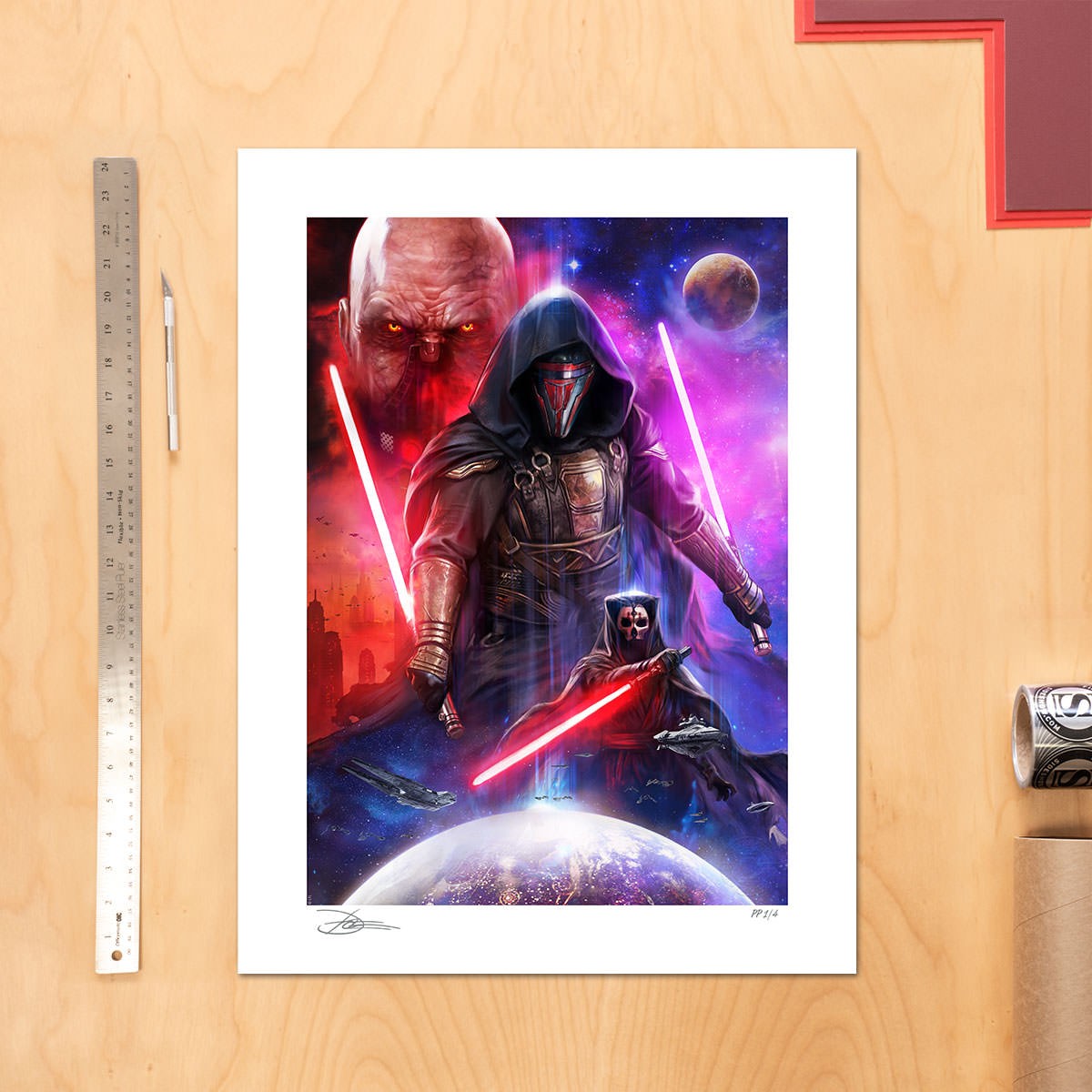 Star Wars Star Wars™: Dark Forces of The Old Republic Art Print  Exclusive Edition View 1