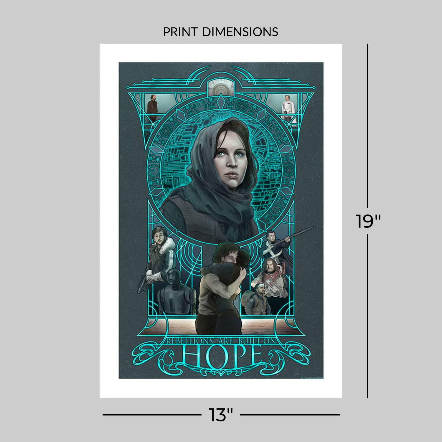 Star Wars Built on Hope Art Print  View 2