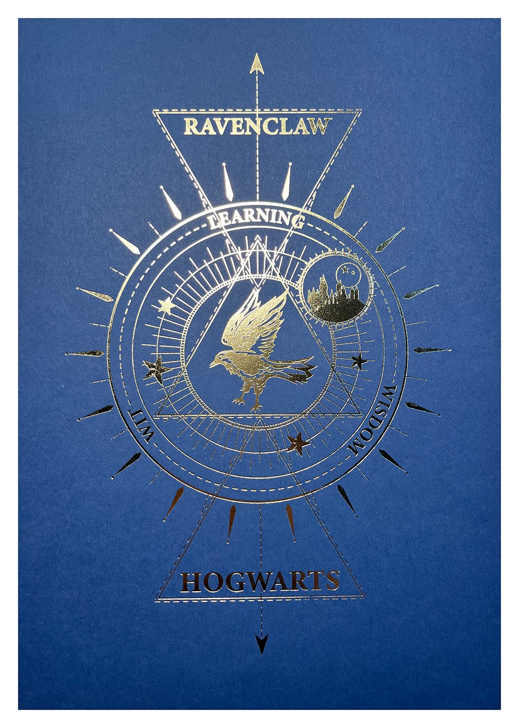 Harry Potter Harry Potter™: Ravenclaw House Foil Letterpress Poster Art Print  View 6