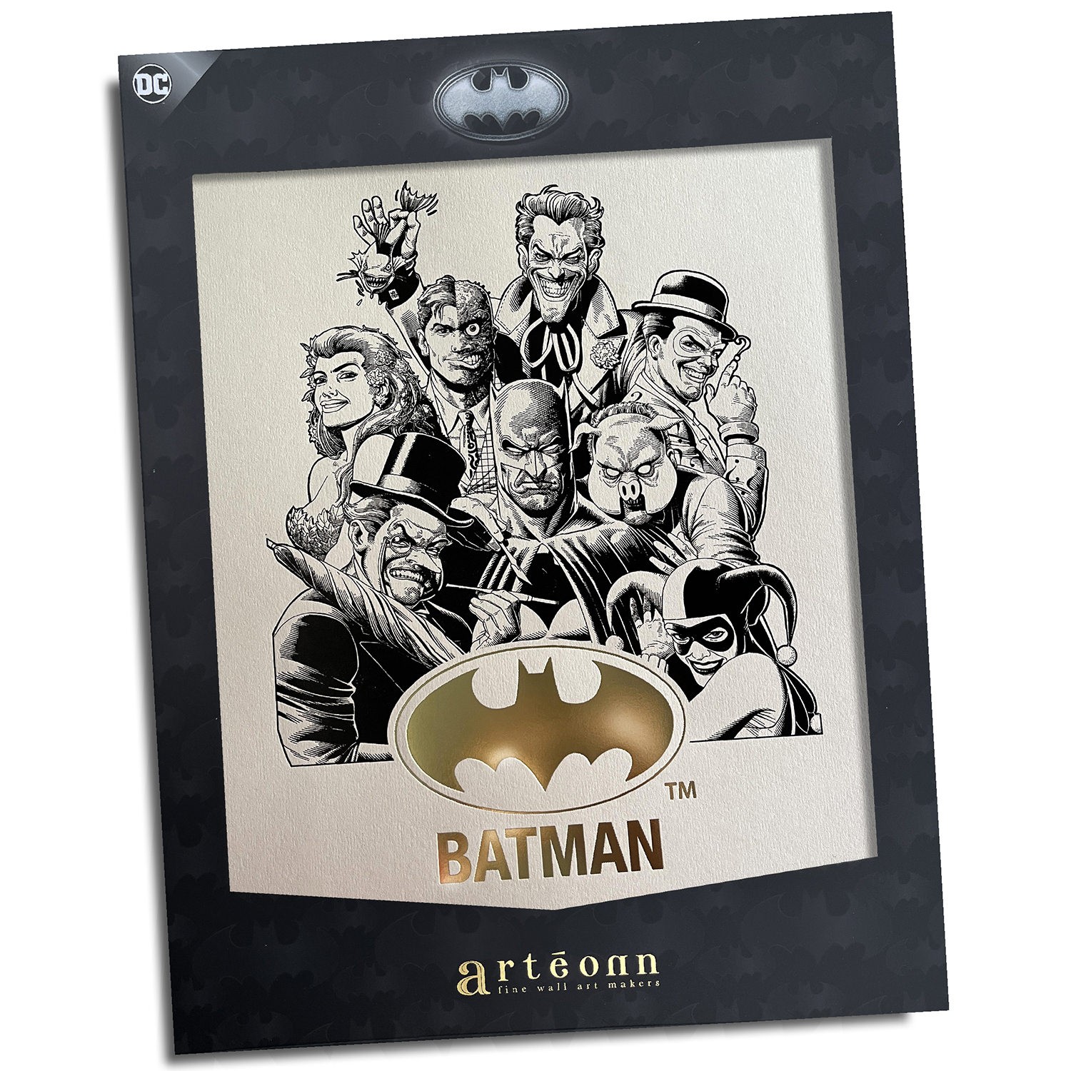 DC Comics Batman™ Team Foil Letterpress Poster Art Print  View 6