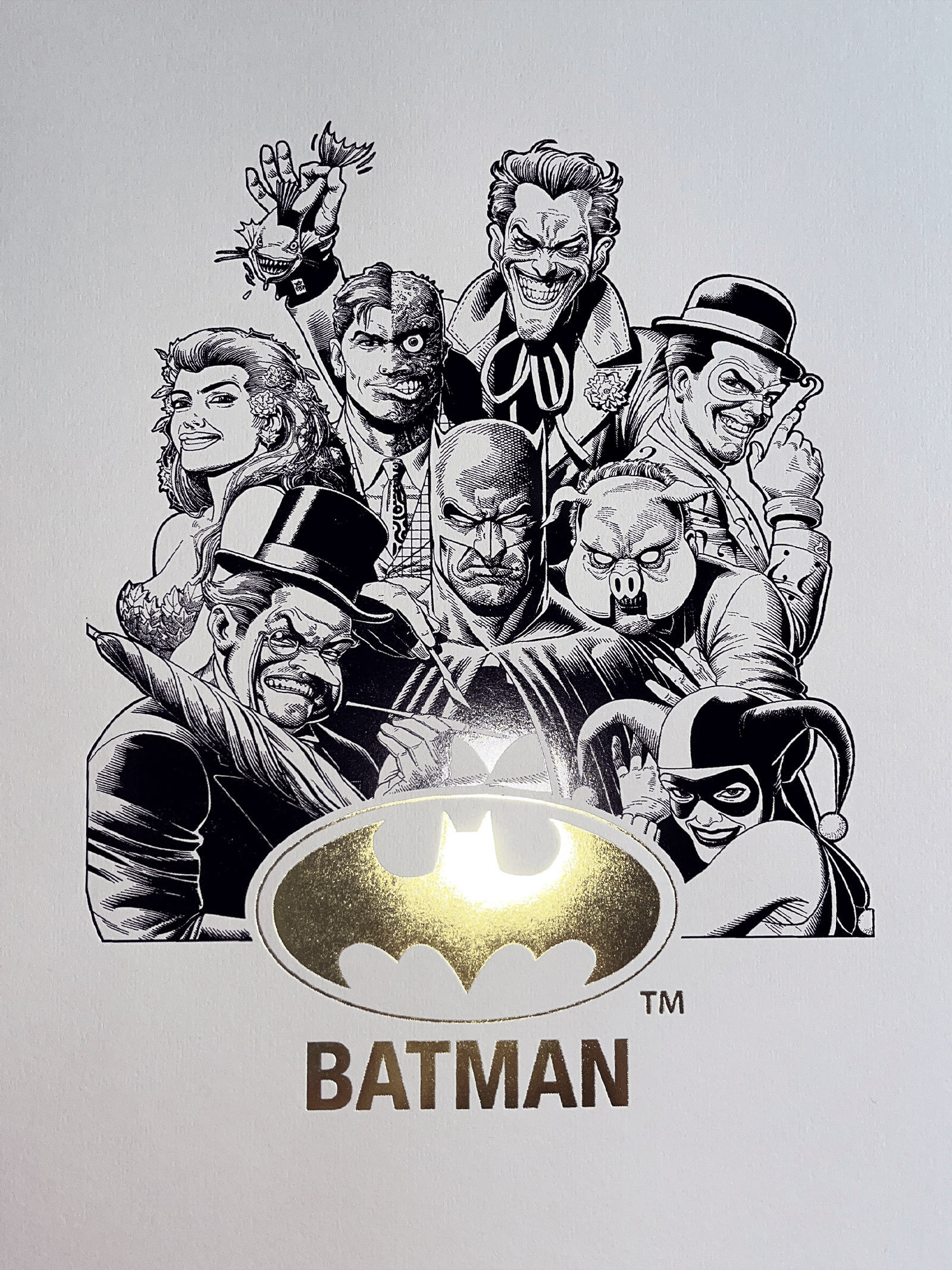 DC Comics Batman™ Team Foil Letterpress Poster Art Print  View 7