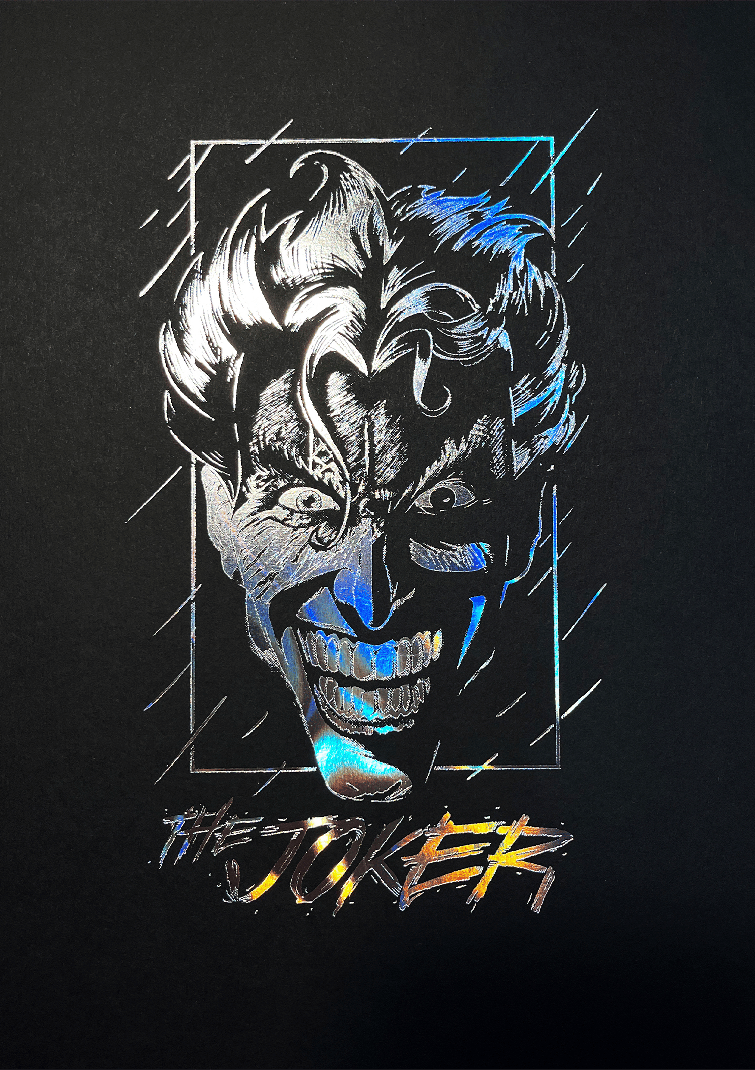 DC Comics The Joker (Holographic) Foil Letterpress Poster Art Print  View 7