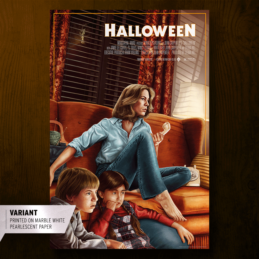 Halloween Halloween By Adam Stothard (Pearlescent) Movie Poster  View 1